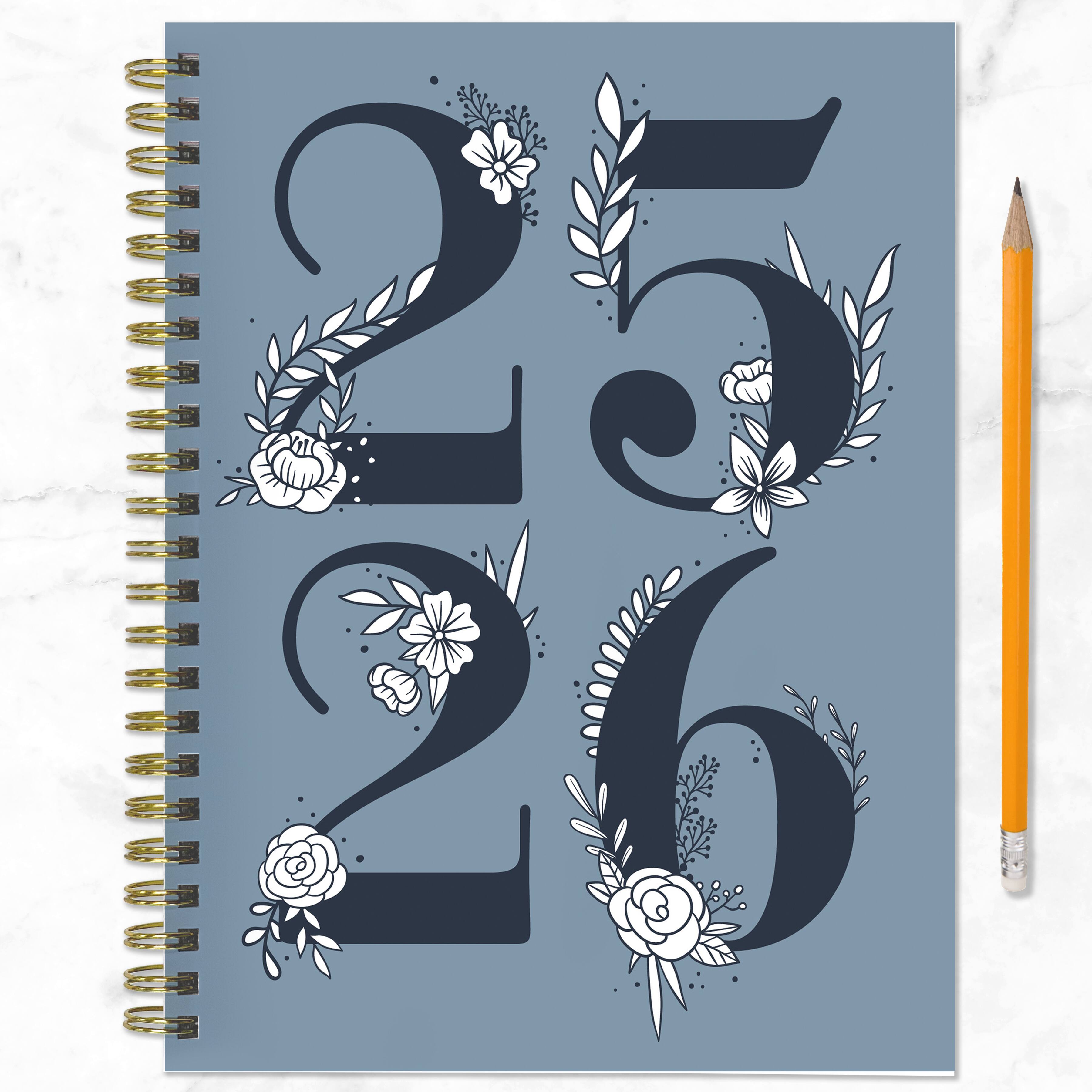 TF Publishing 2025-2026 Simply French Blue Medium Weekly/Monthly Planner