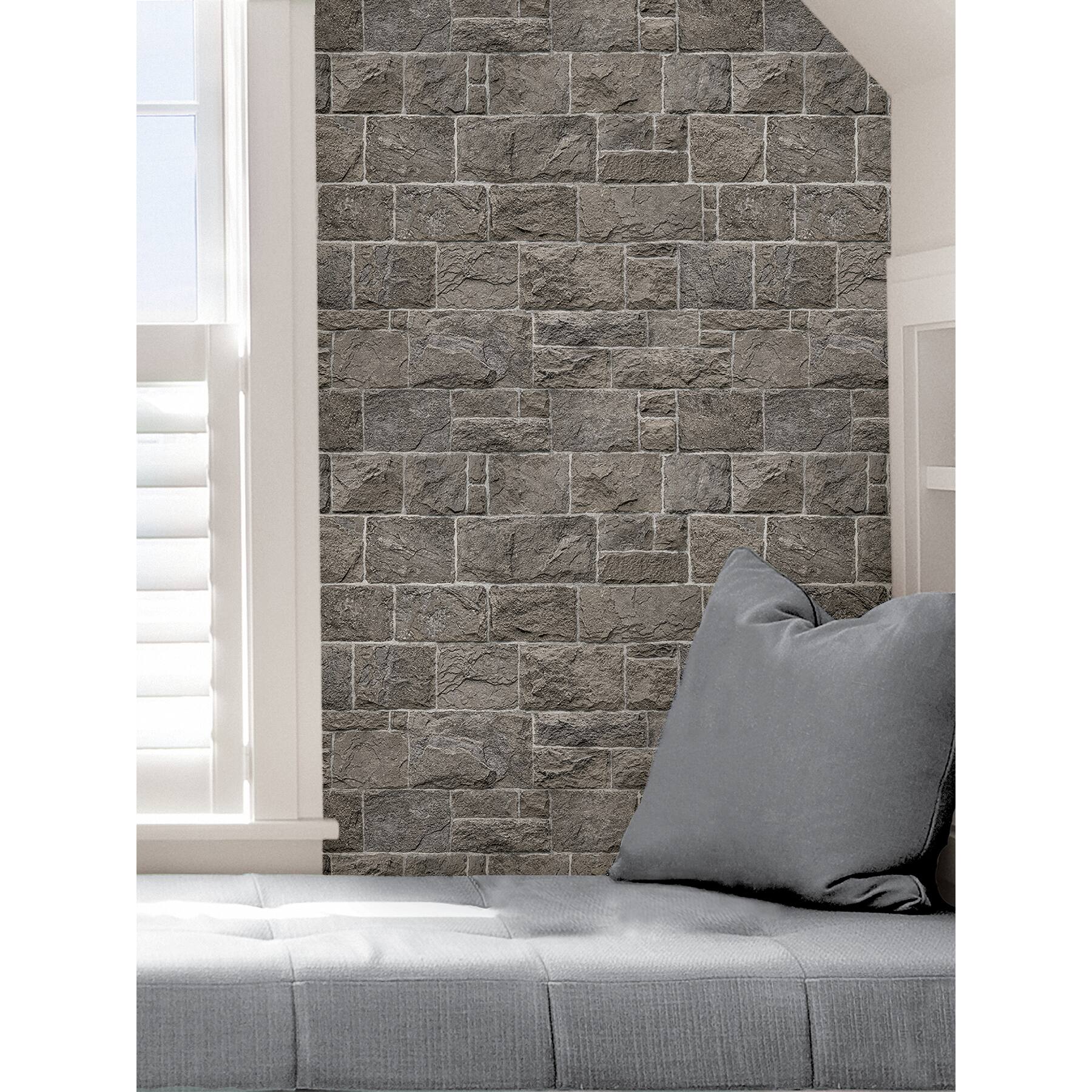 InHome Kennedy Stone Peel & Stick Wallpaper