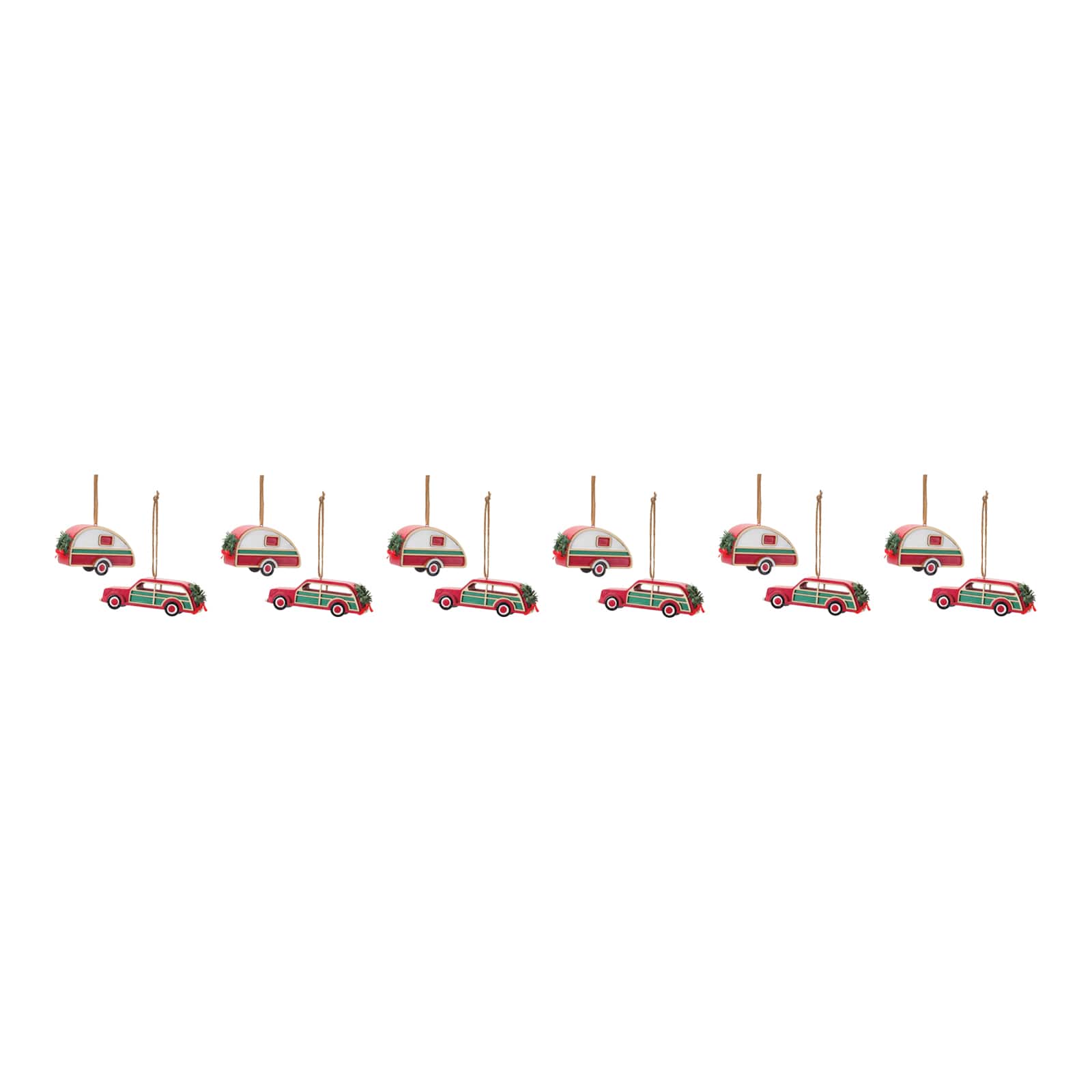 Vintage Camper & Car Ornament Set By Melrose | Michaels®
