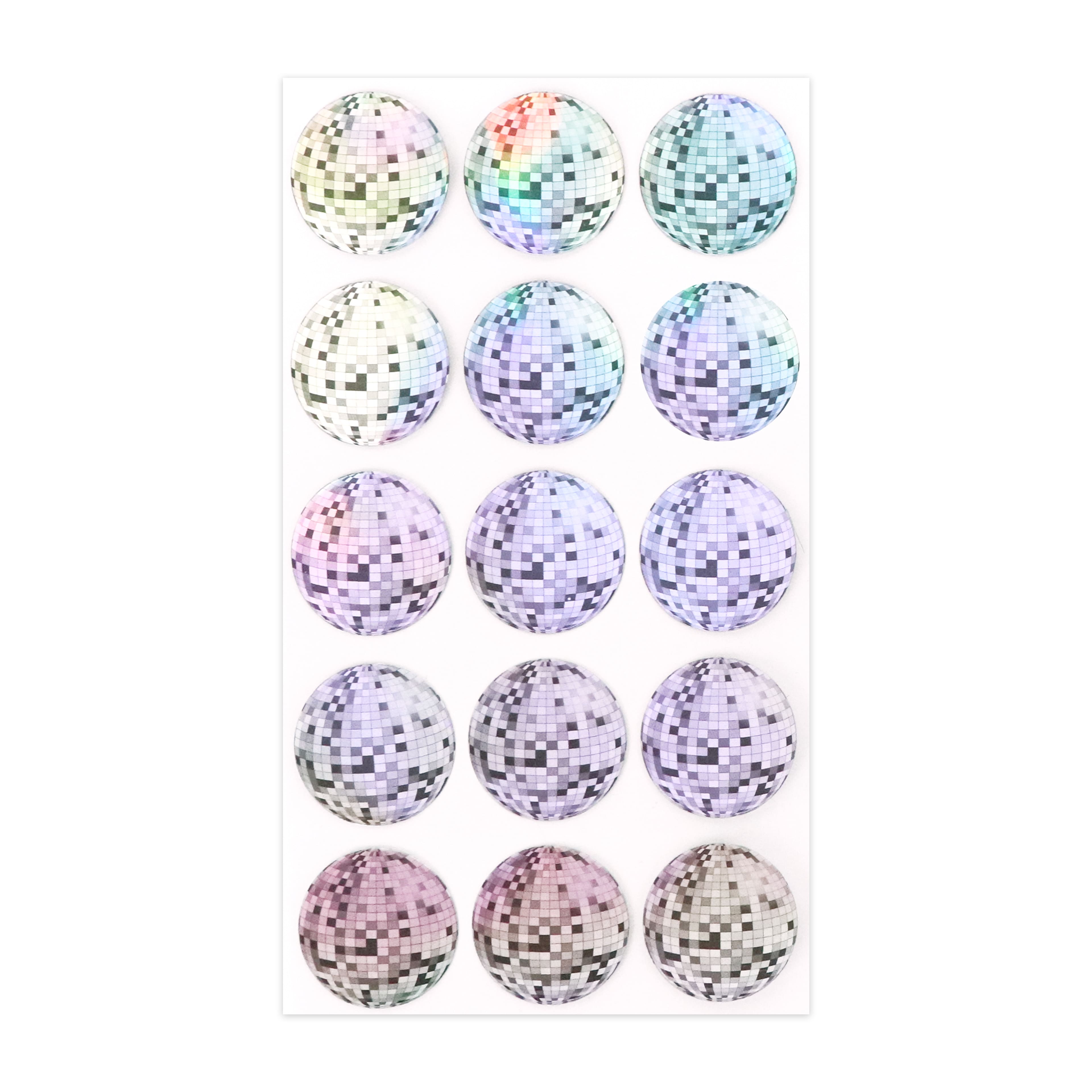 Holographic Silver Discoball Stickers by Recollections™