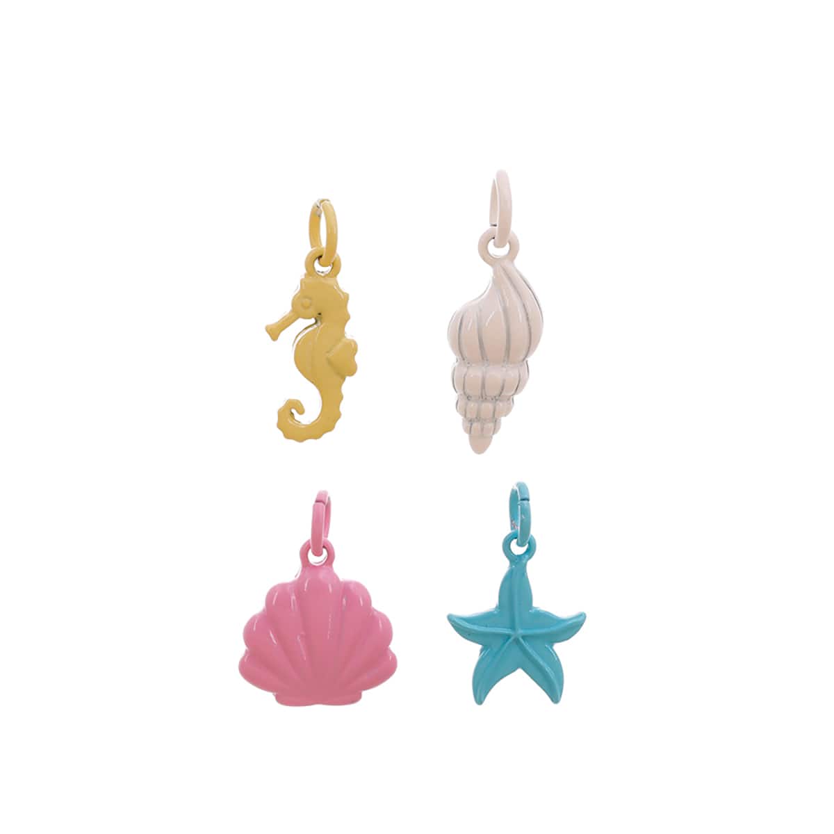 Pastel Metal Sea Life Charm Set by Bead Landing™ | 7mm-14mm | Michaels®