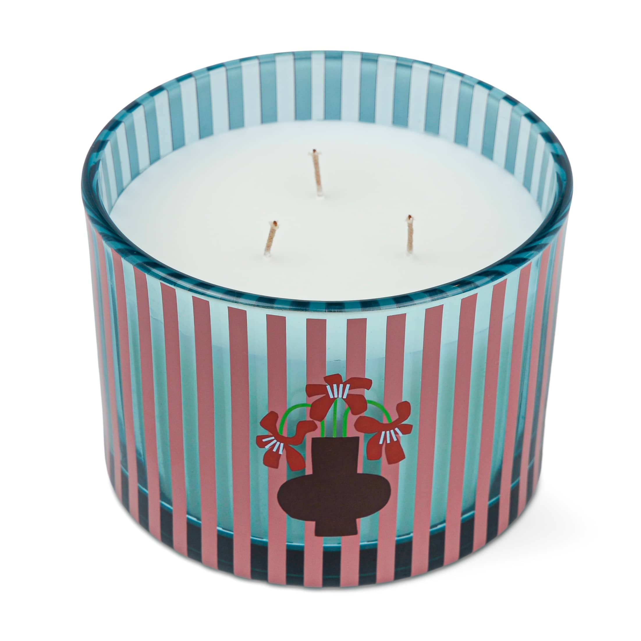 Foundry Candle Co. 12 oz. Rosebud & Cedar Soy Blend 3 Wick Candle