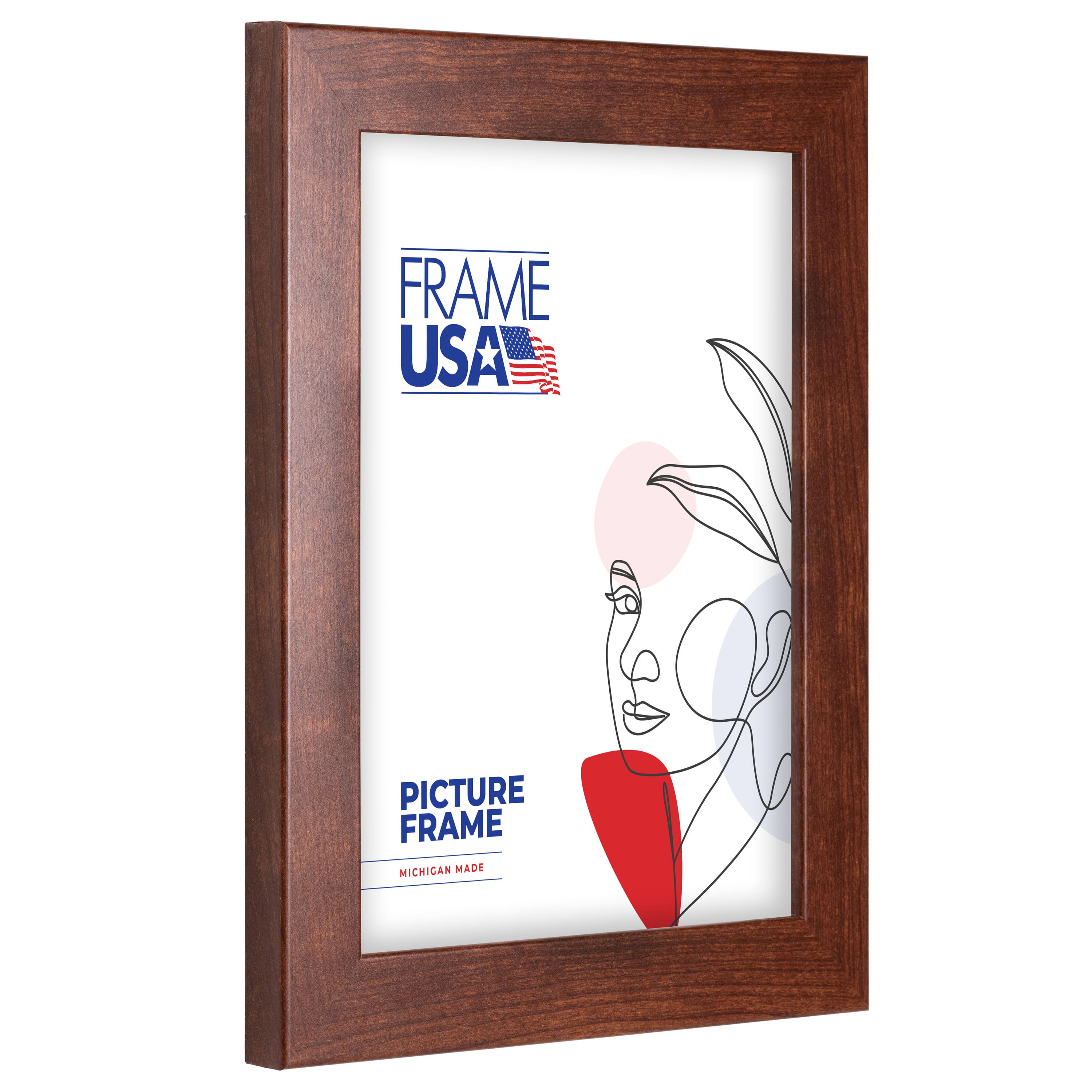 Frame USA Corporate Canadian Walnut Single Image Picture Frame