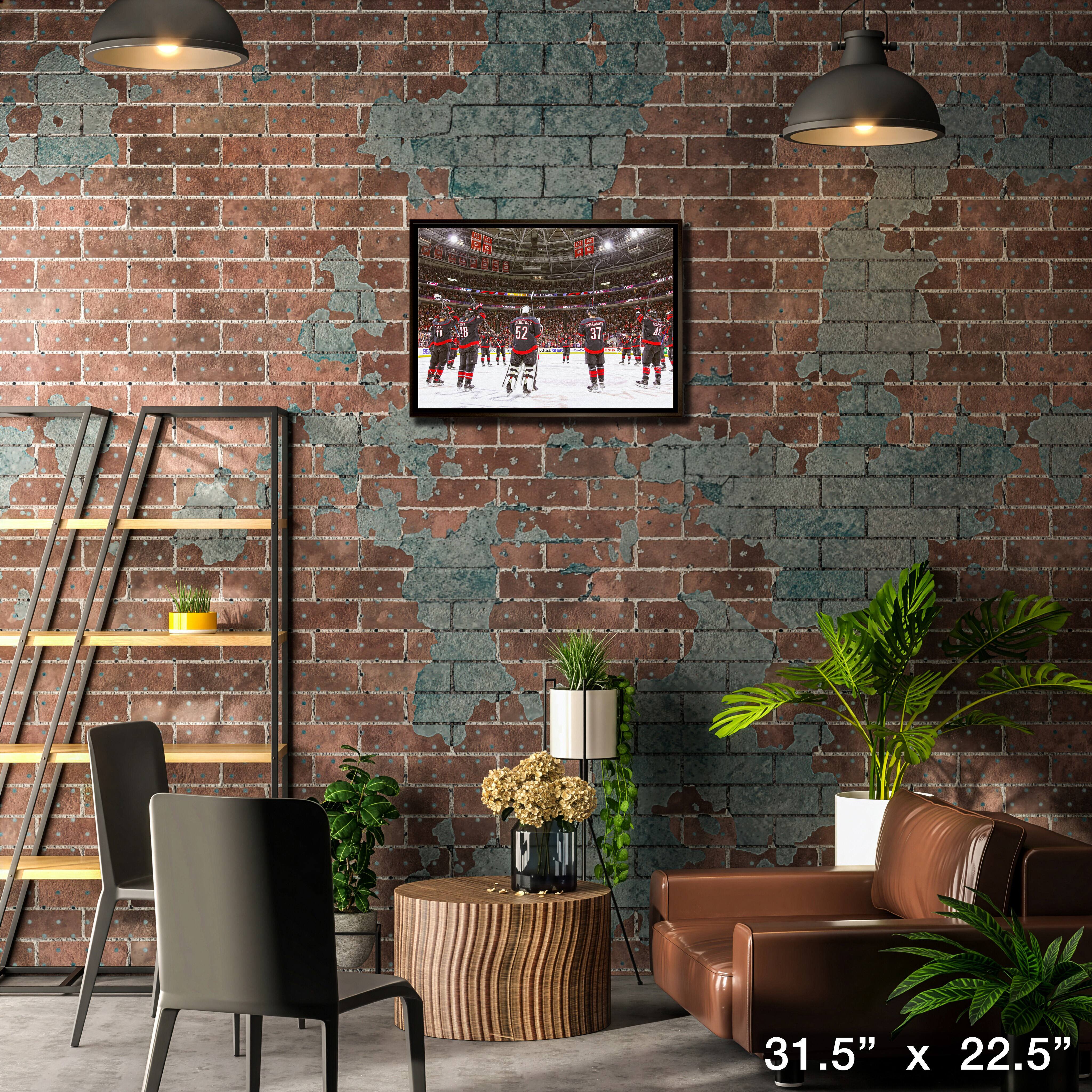 Carolina Hurricanes Framed 20" x 29" CelebrationCanvas 31.5" x 22.5"