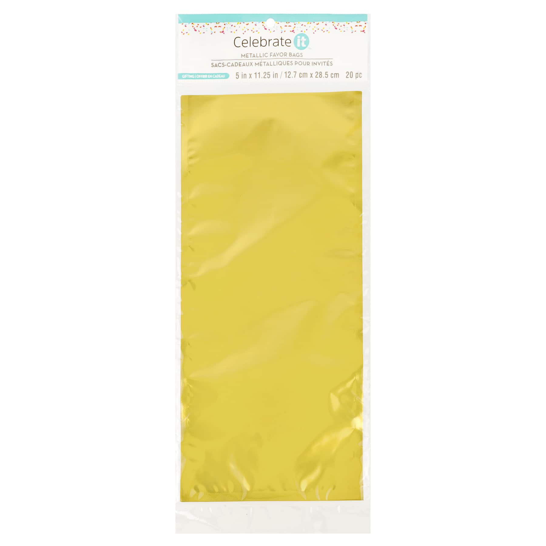 Metallic Favor Bags by Celebrate It™, 20ct.