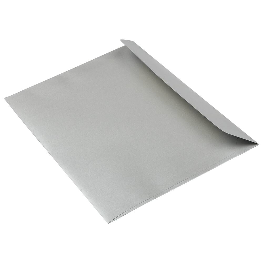 JAM Paper Silver Stardream 9" x 12" Open End Envelopes