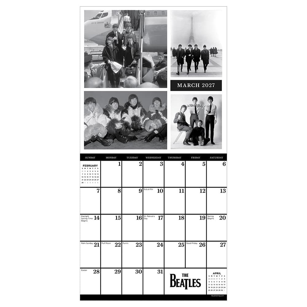 2027 The Beatles Mini Calendar