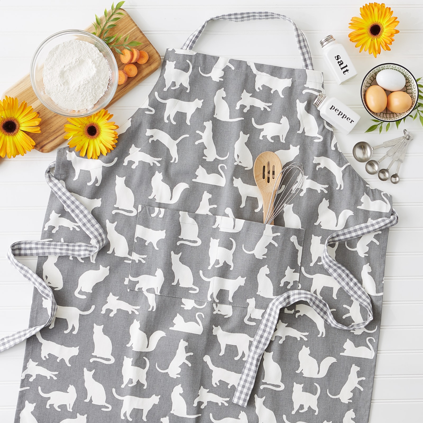 DII® Cat Print Chef Apron