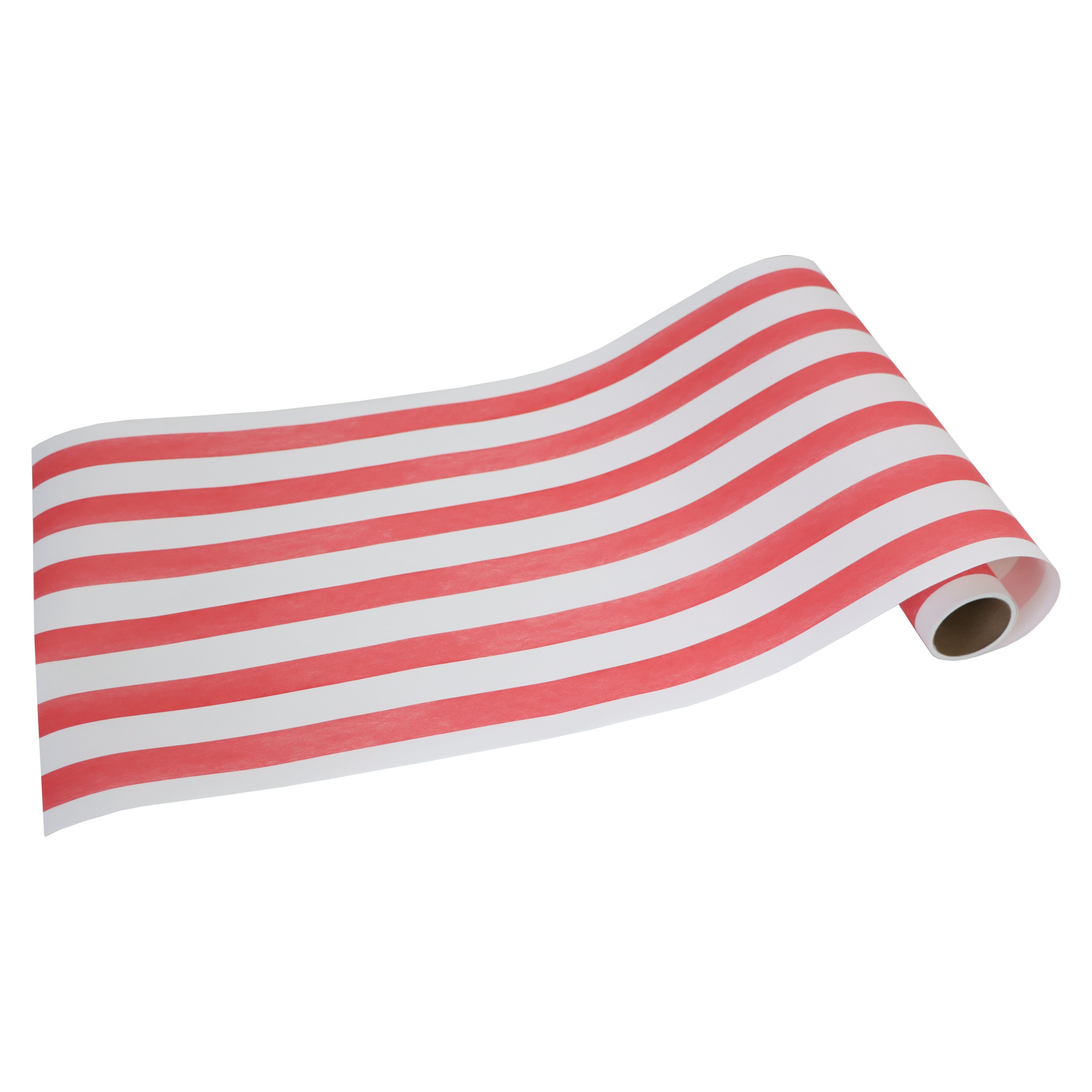 14" x 20ft. Red & White Stripes Paper Table Runner Roll by Celebrate It™