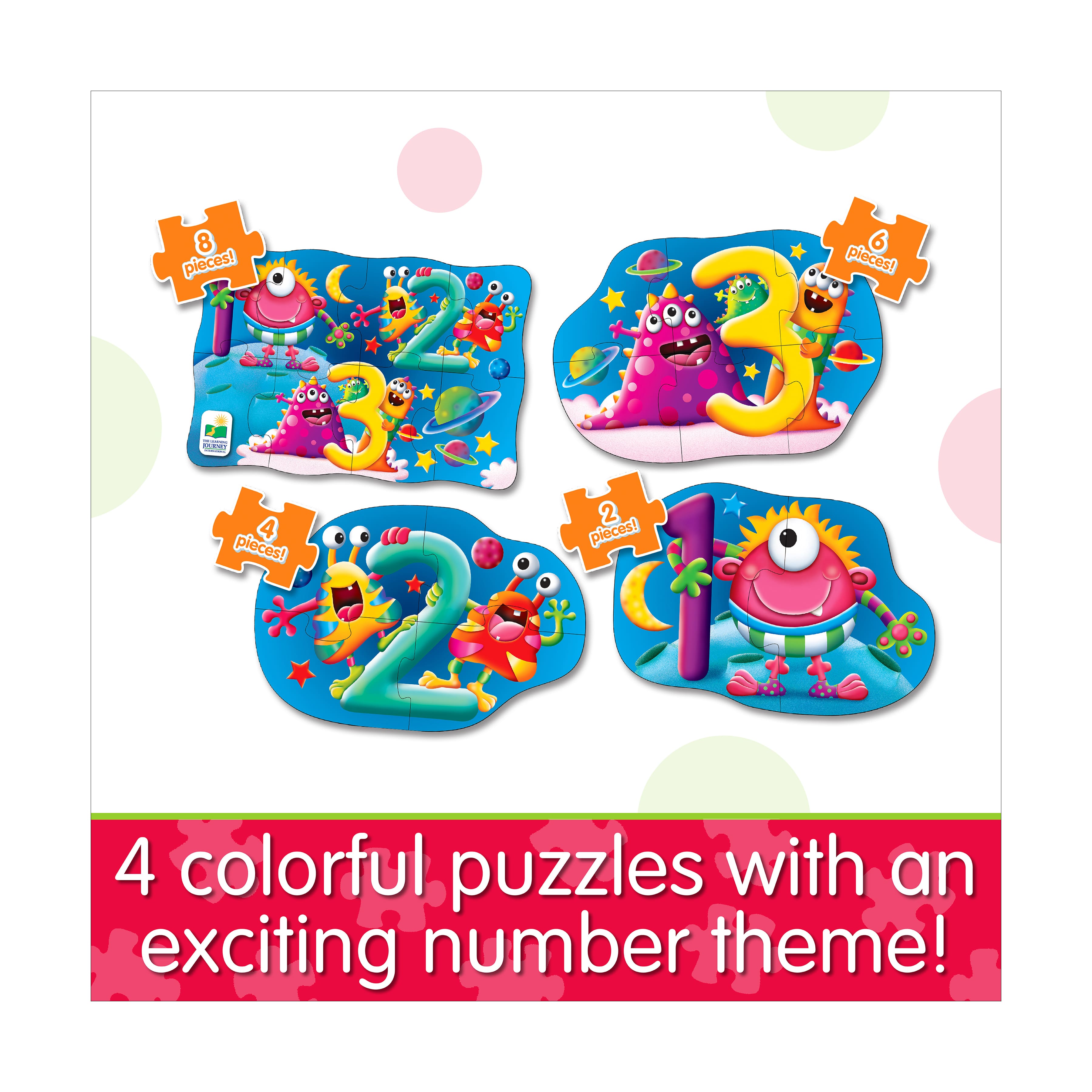 My First Puzzles - 4 In A Box - 123: 20 Pcs