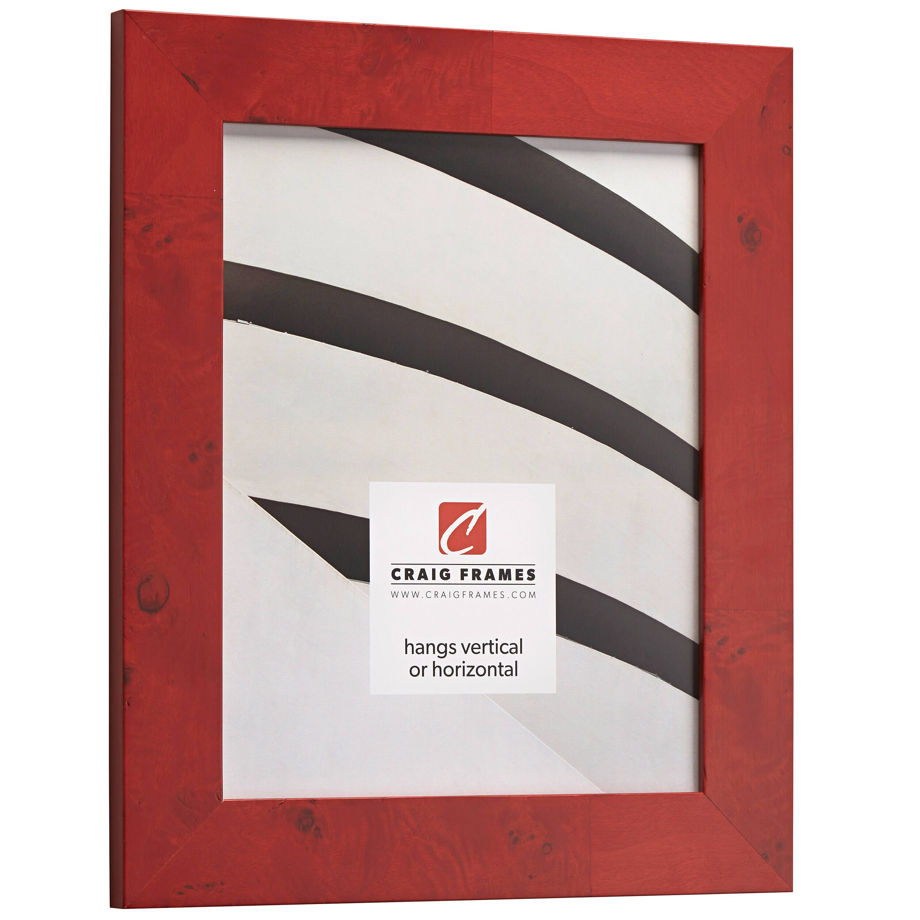 Craig Frames Innovations Red Burl Picture Frame