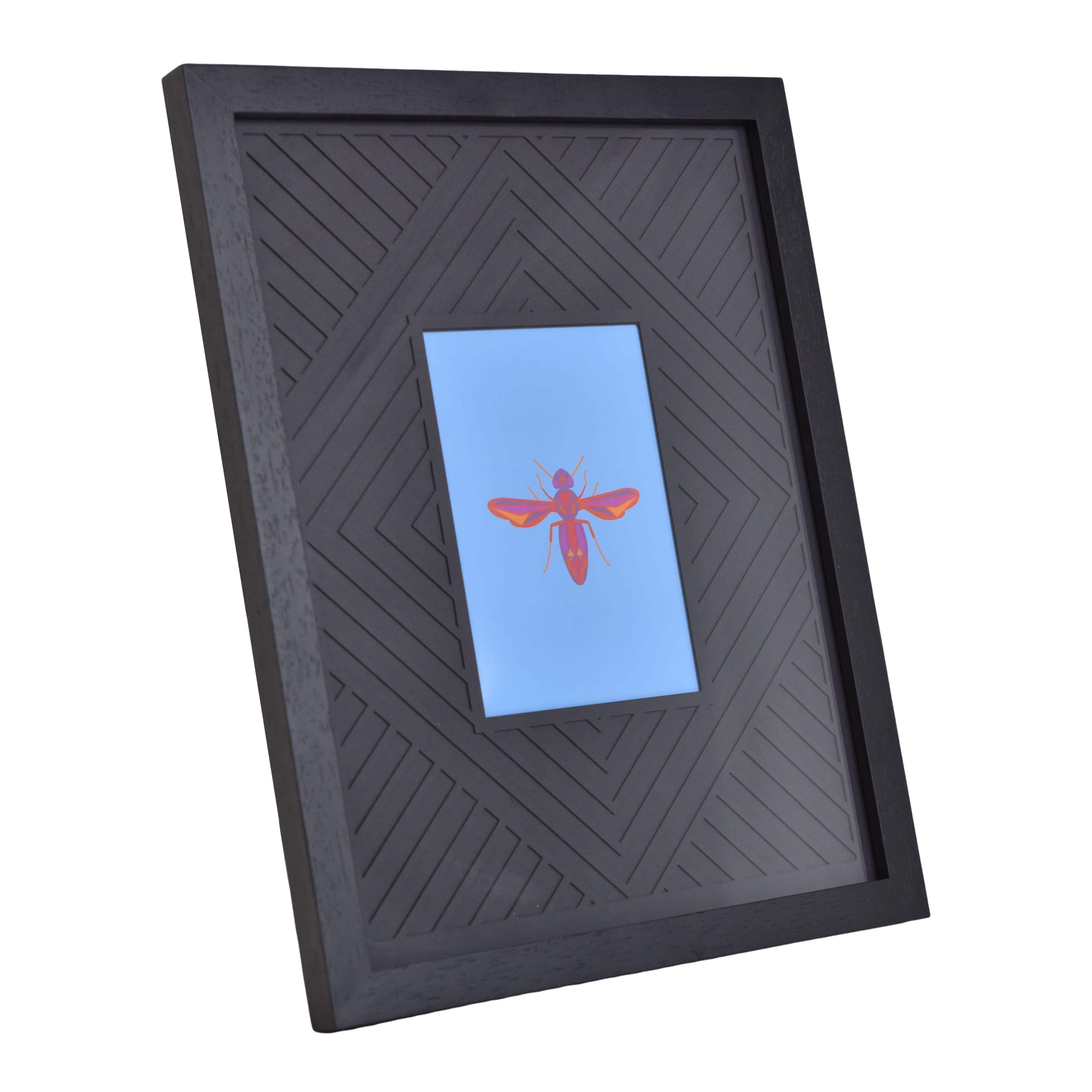 Jonathan Adler x Michaels 5" x 7" Black Diamond Matted Wood Wall Frame