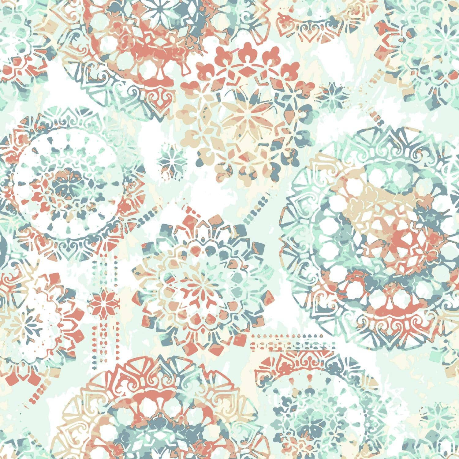 RoomMates Bohemian Medallion Peel & Stick Wallpaper
