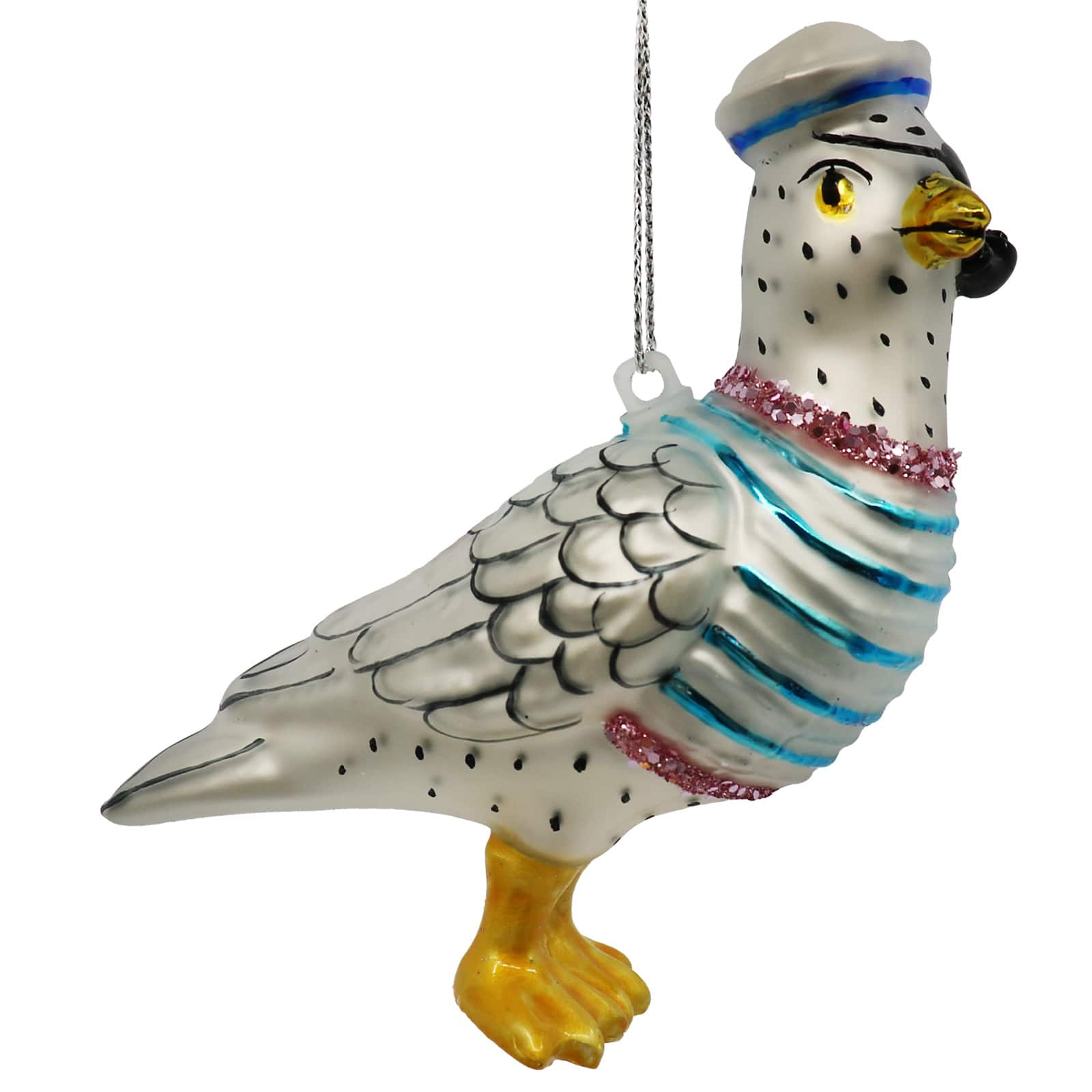 4" Sailor Seagull Glass Ornament by Ashland®
