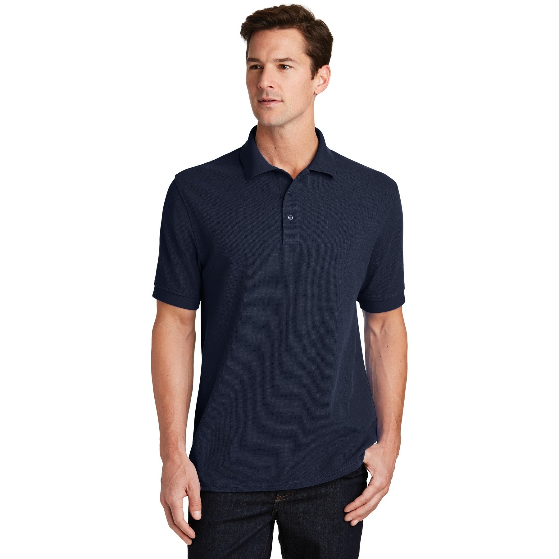 Port & Company® Combed Ring Spun Pique Adult Polo