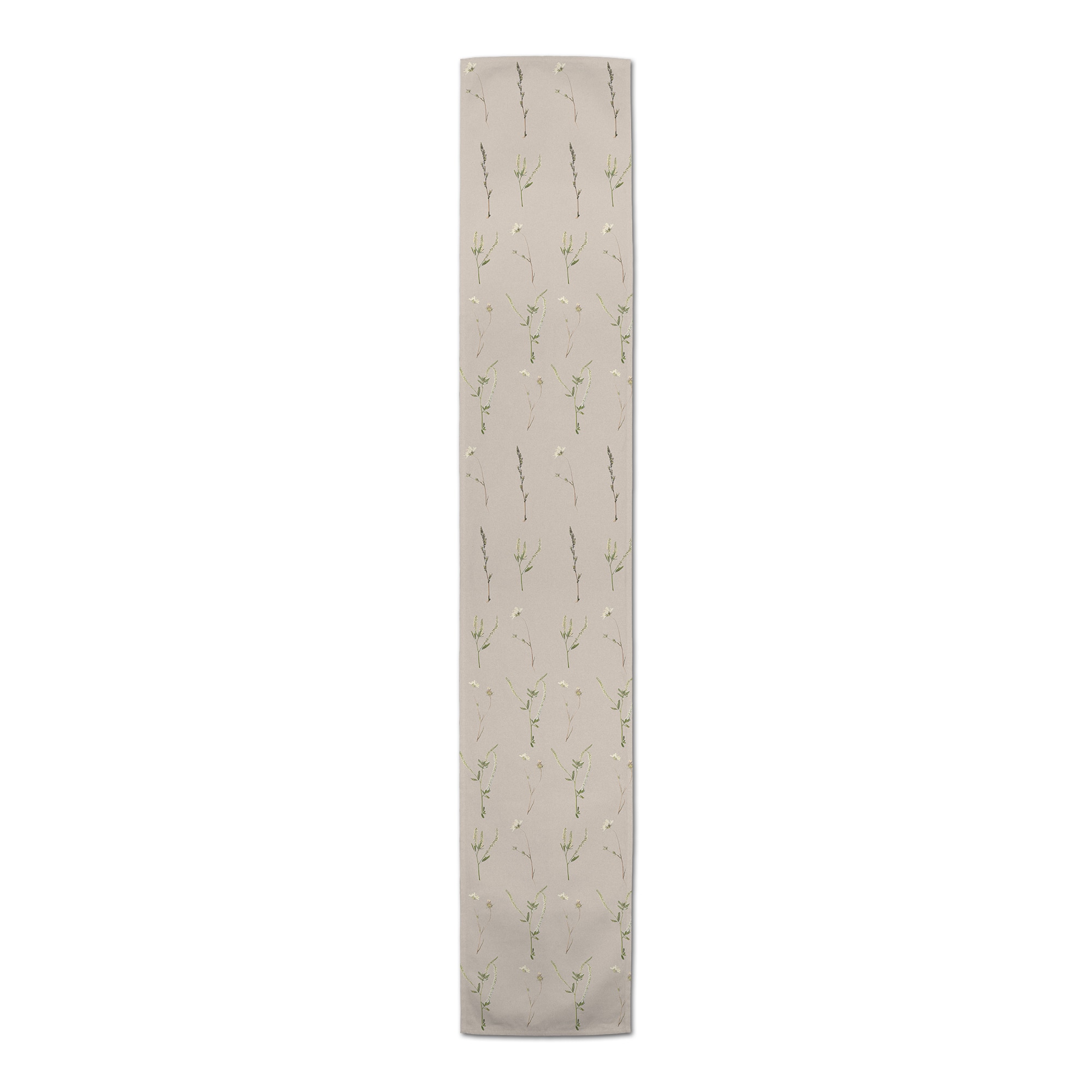 72" Floral Strands Poly Twill Table Runner