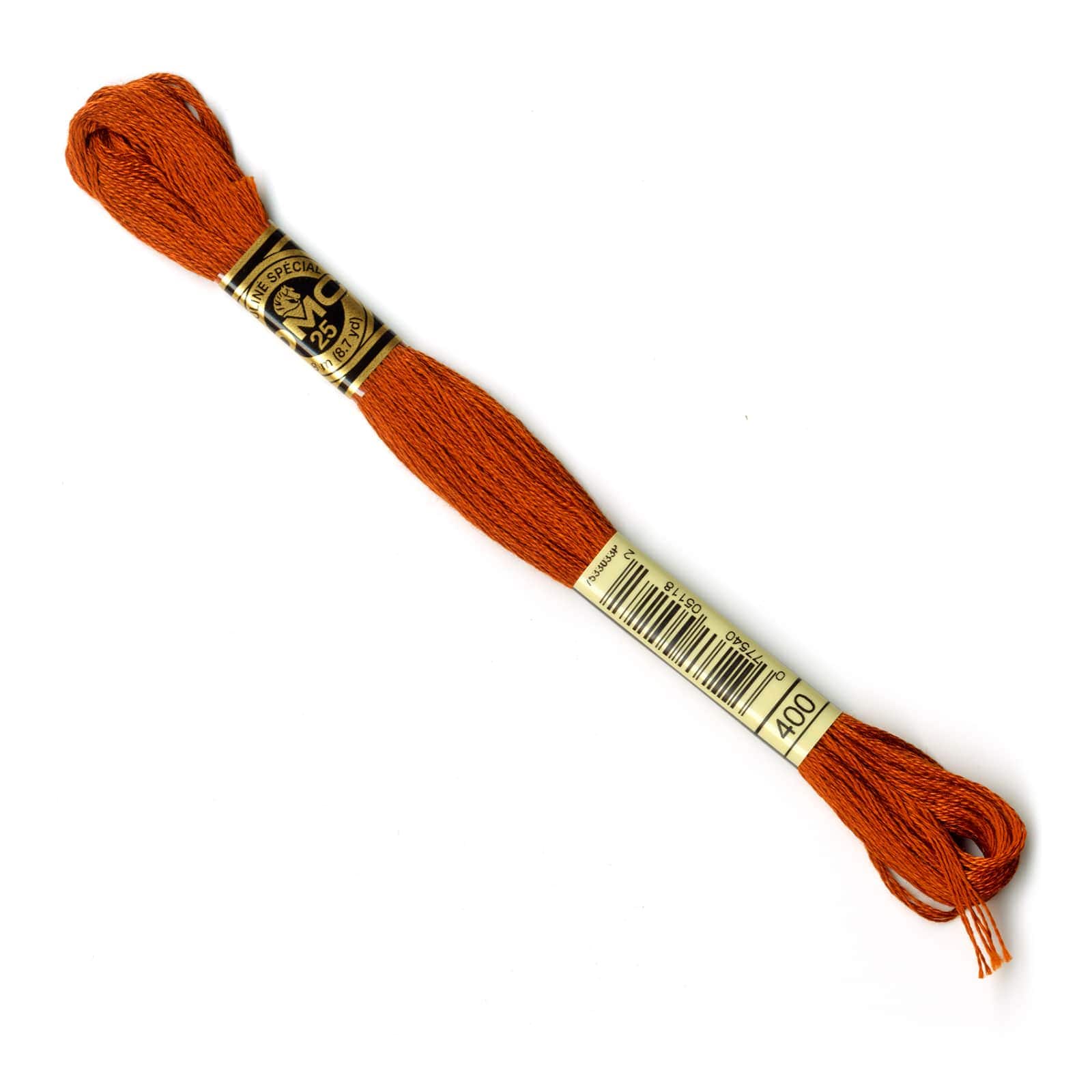 DMC® 6 Strand Embroidery Floss, Brown, Color: 400 DK Mahogany