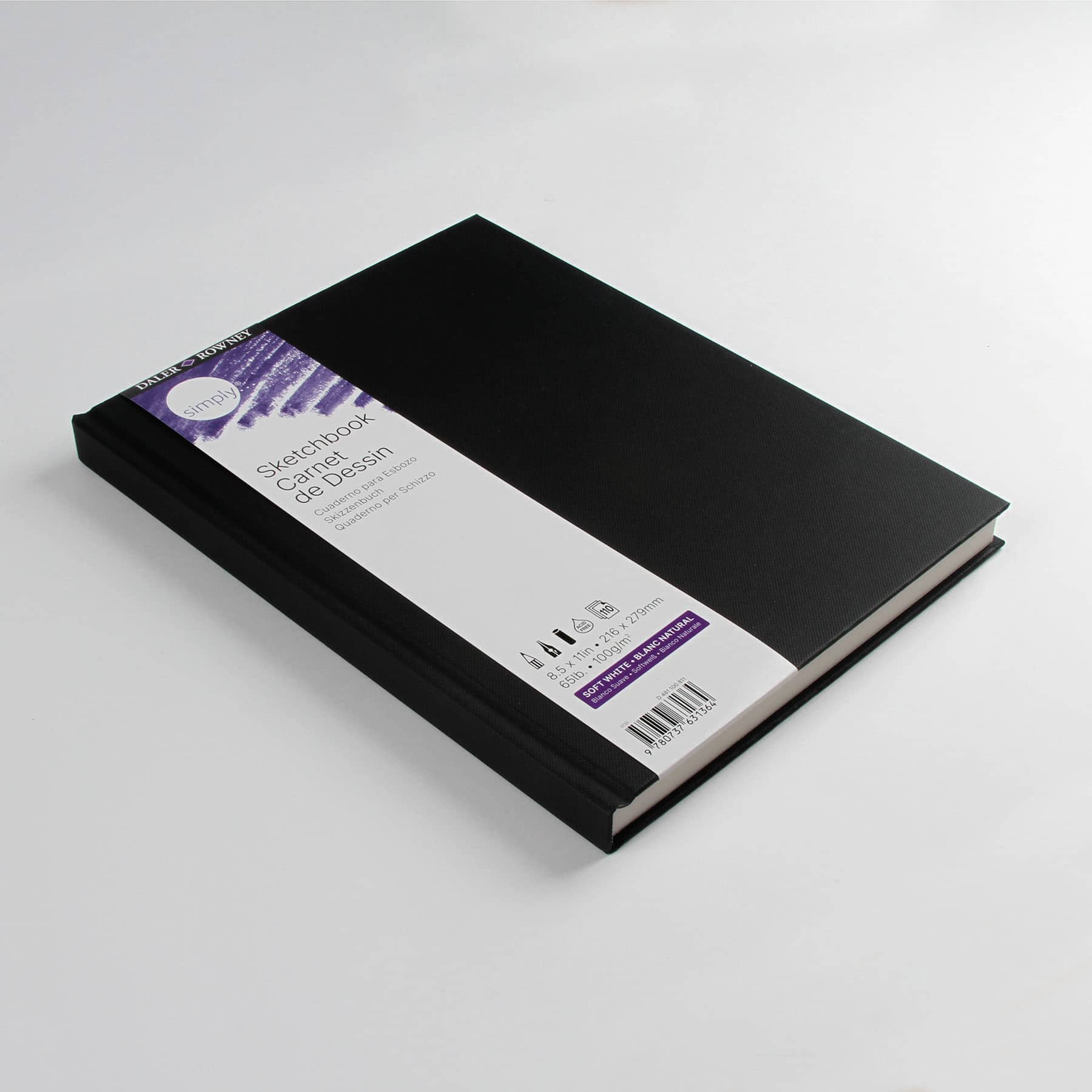 Daler-Rowney® 8.5" x 11" Soft White Simply Sketchbook