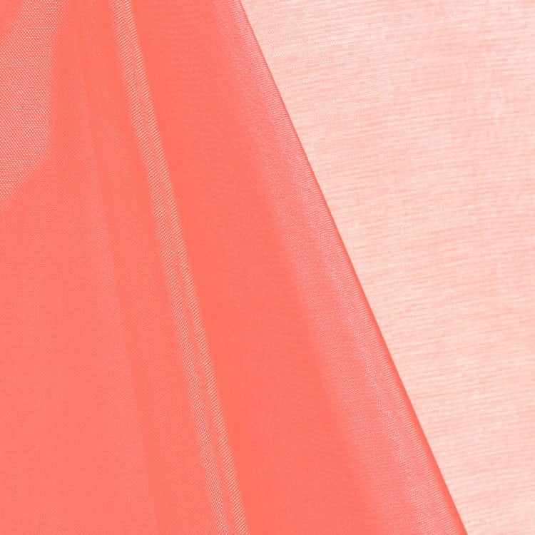 Coral Mirror Organza