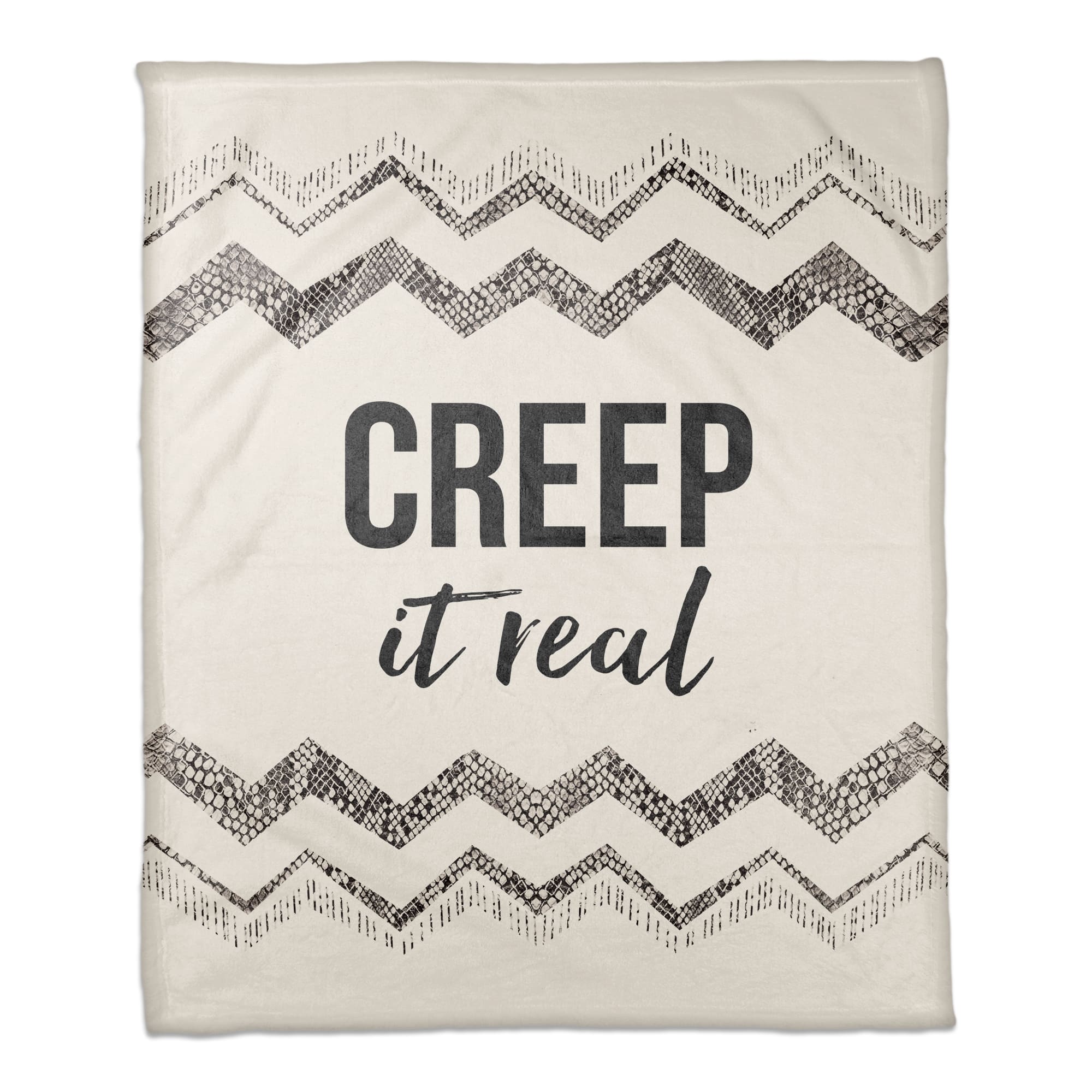 Creep It Real Fleece Throw