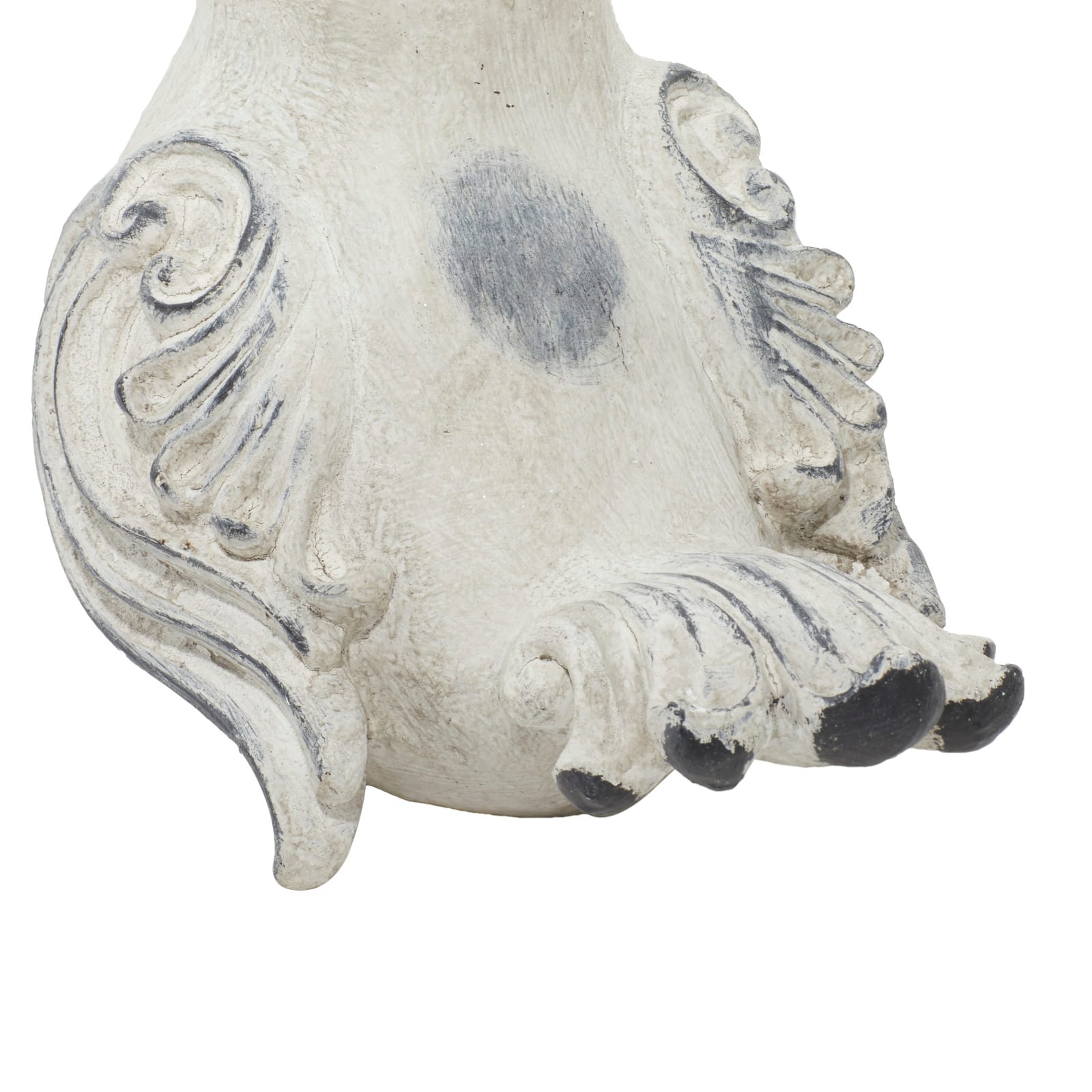Tan Stone Country Garden Bird Sculpture Set