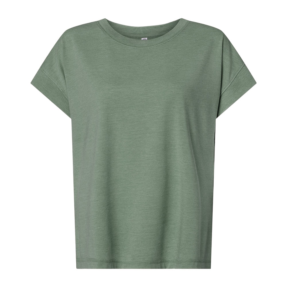 Live & Tell® Vintage Wash Crew Neck Drop Shoulder Jersey T-Shirt