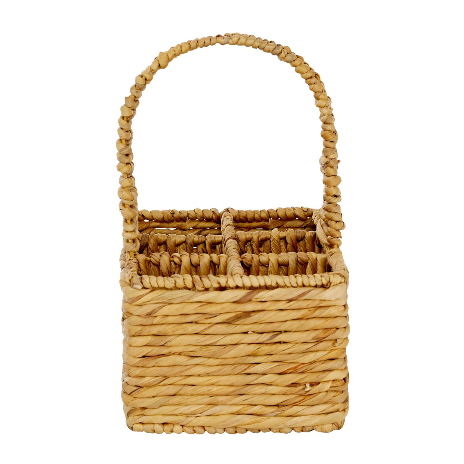 15" Brown Water Hycinthia Coastal Storage Basket