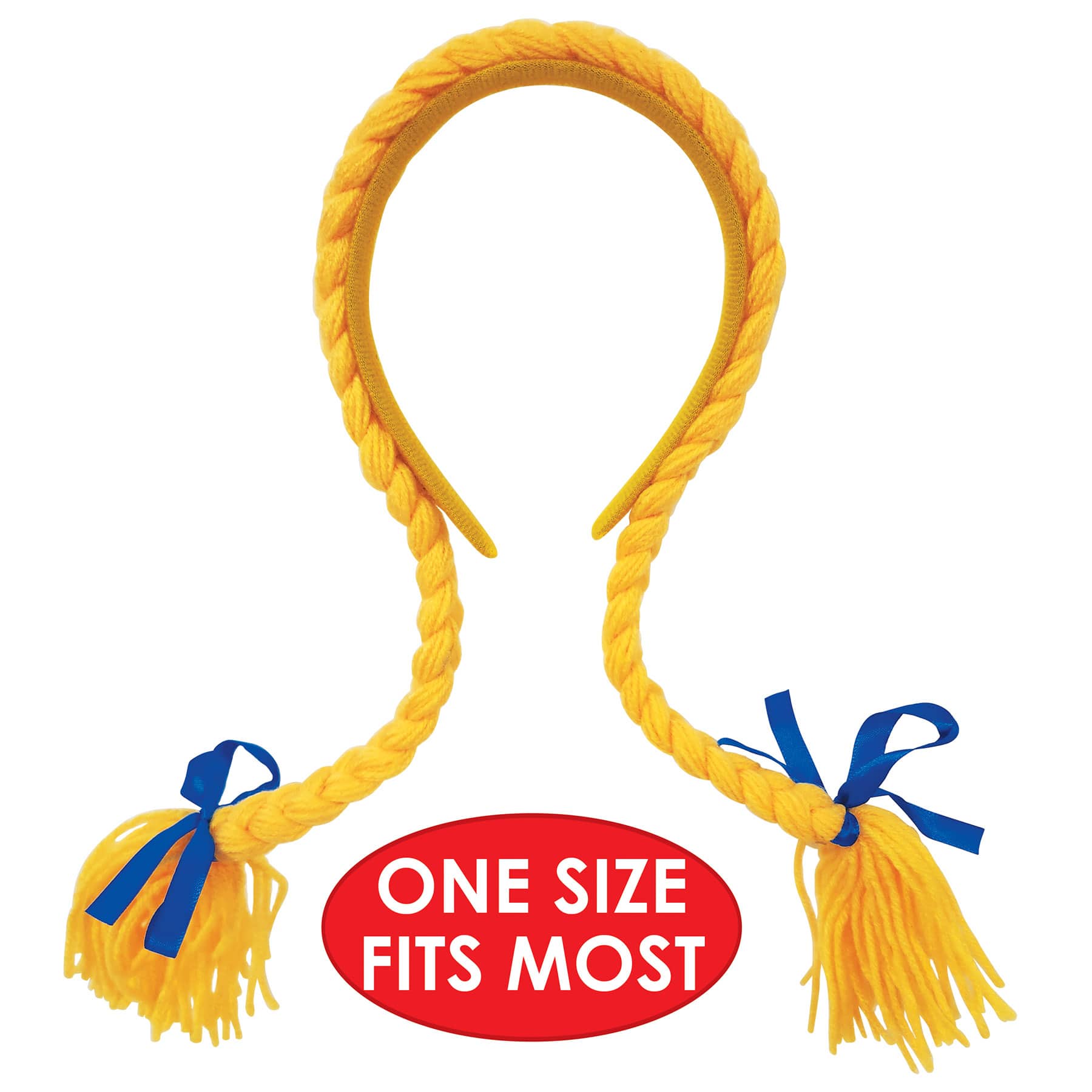 Beistle Adult Pigtail Braids, 2ct.