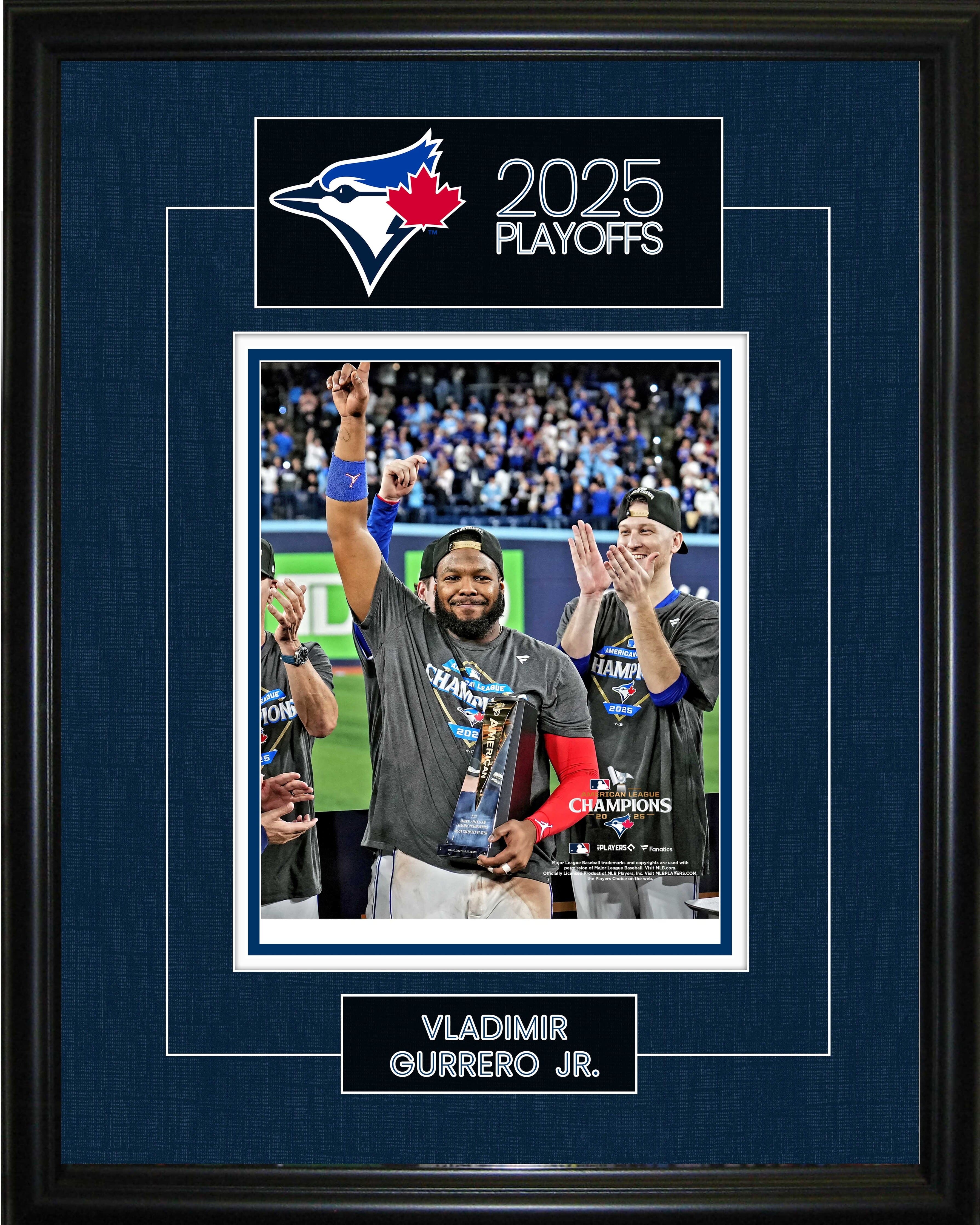 Vladimir Guerrero Jr Framed 8" x 10" 2025 Playoffs ALCS MVP 16" x 20"