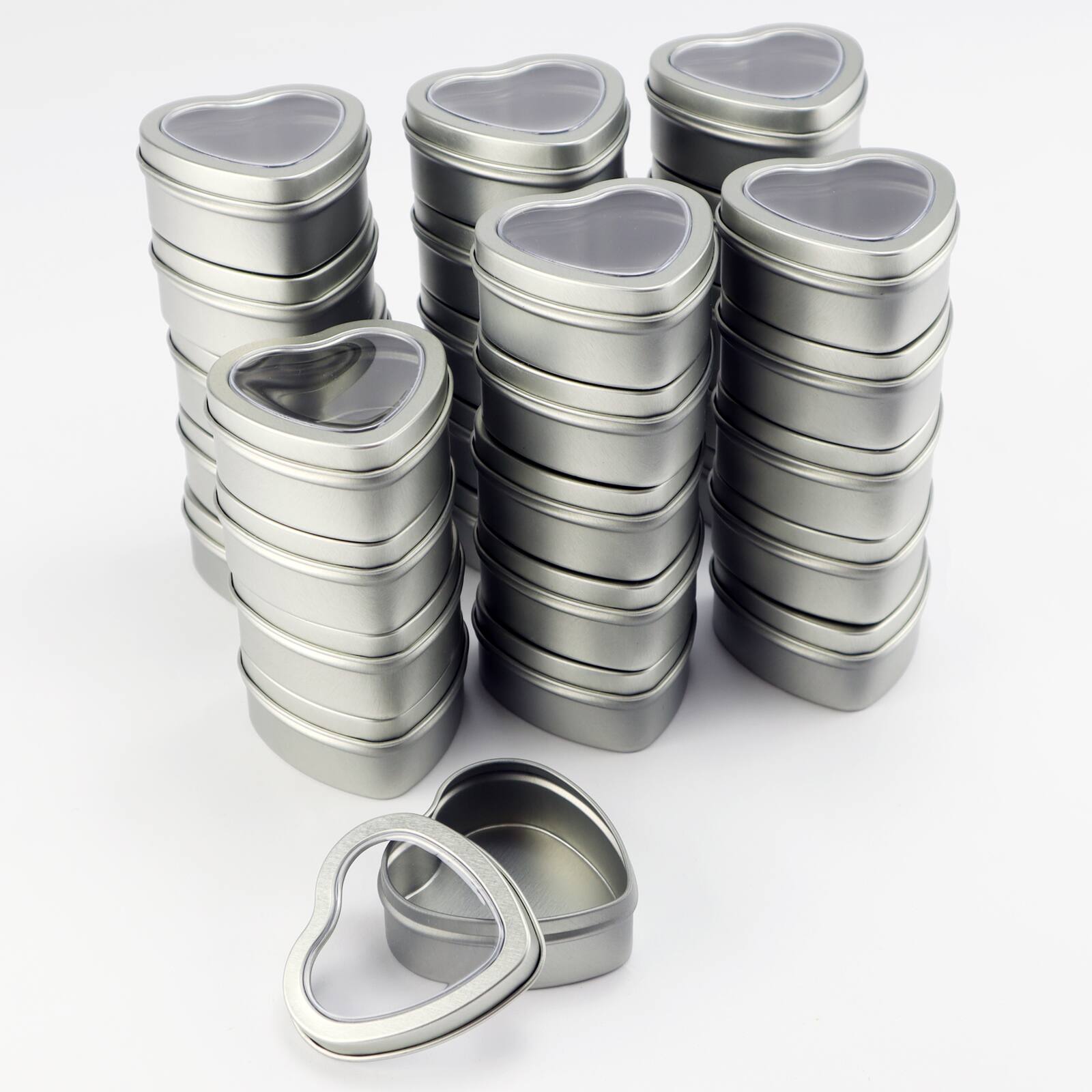 6 Packs: 30 ct. (180 total) Occasions Tin Heart-Shaped Favor Boxes by Celebrate It™
