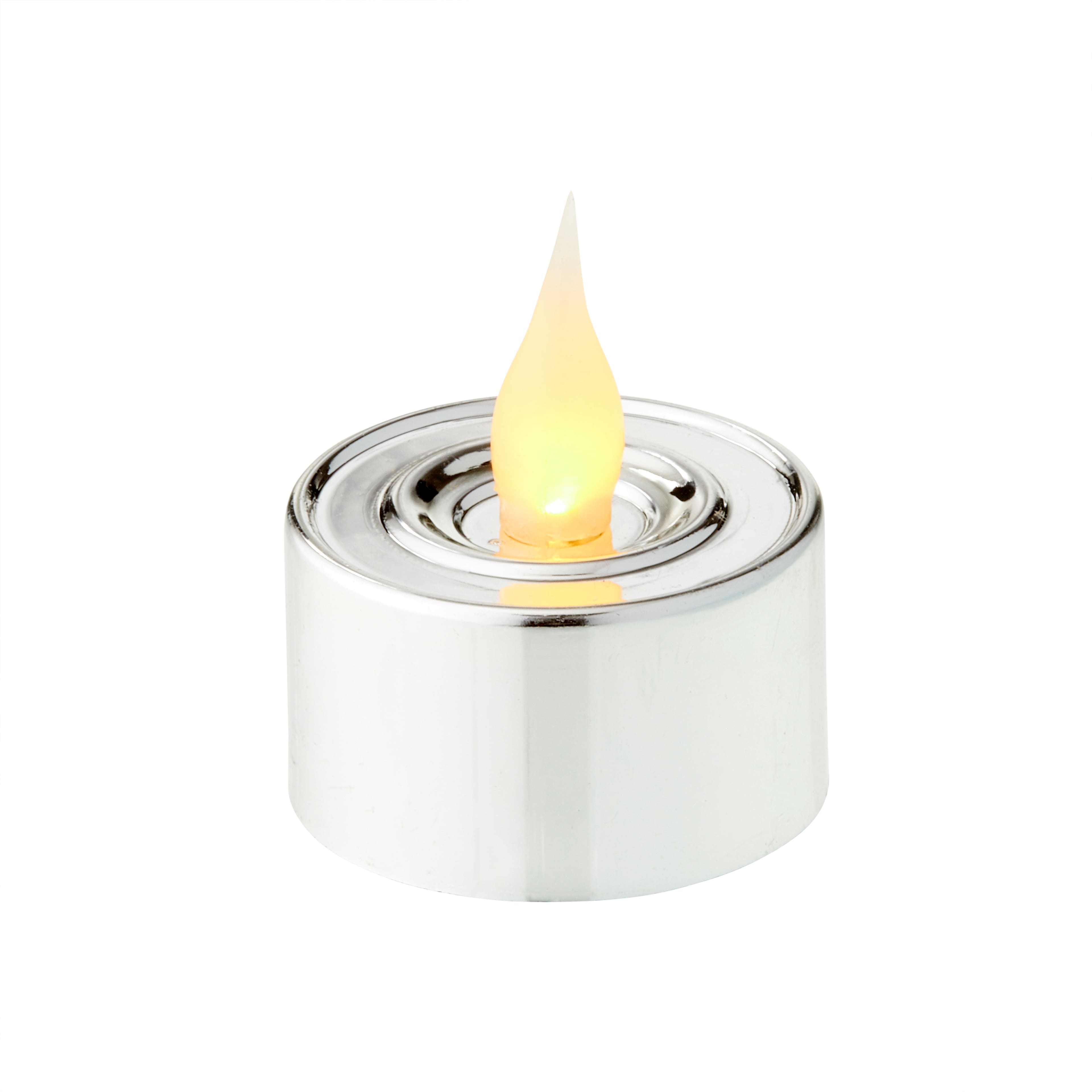12 Packs: 24ct. (288 total) Silver LED Silver Tealight Candles by Ashland®