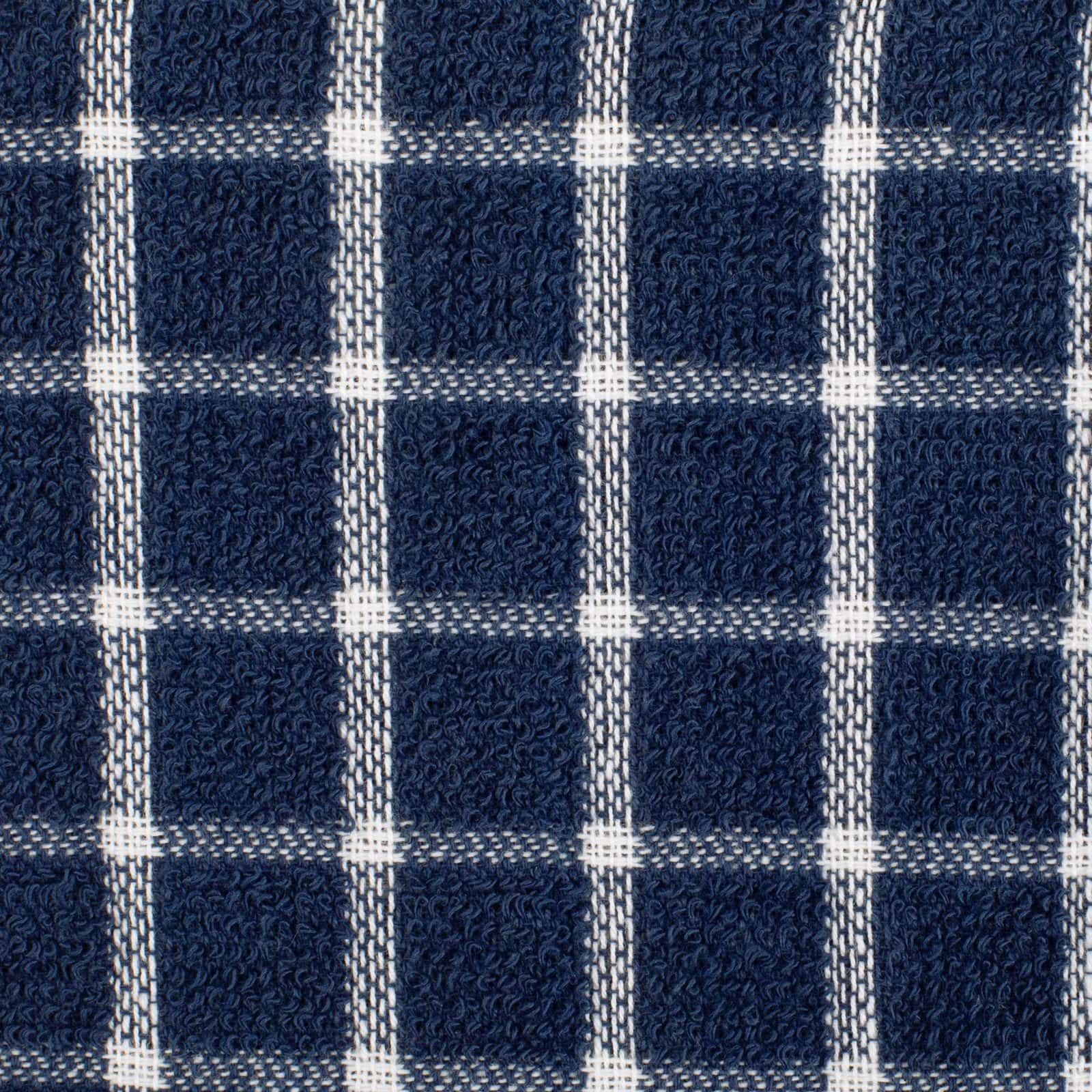 DII® Nautical Blue Combo Windowpane Dishcloths, 6ct.
