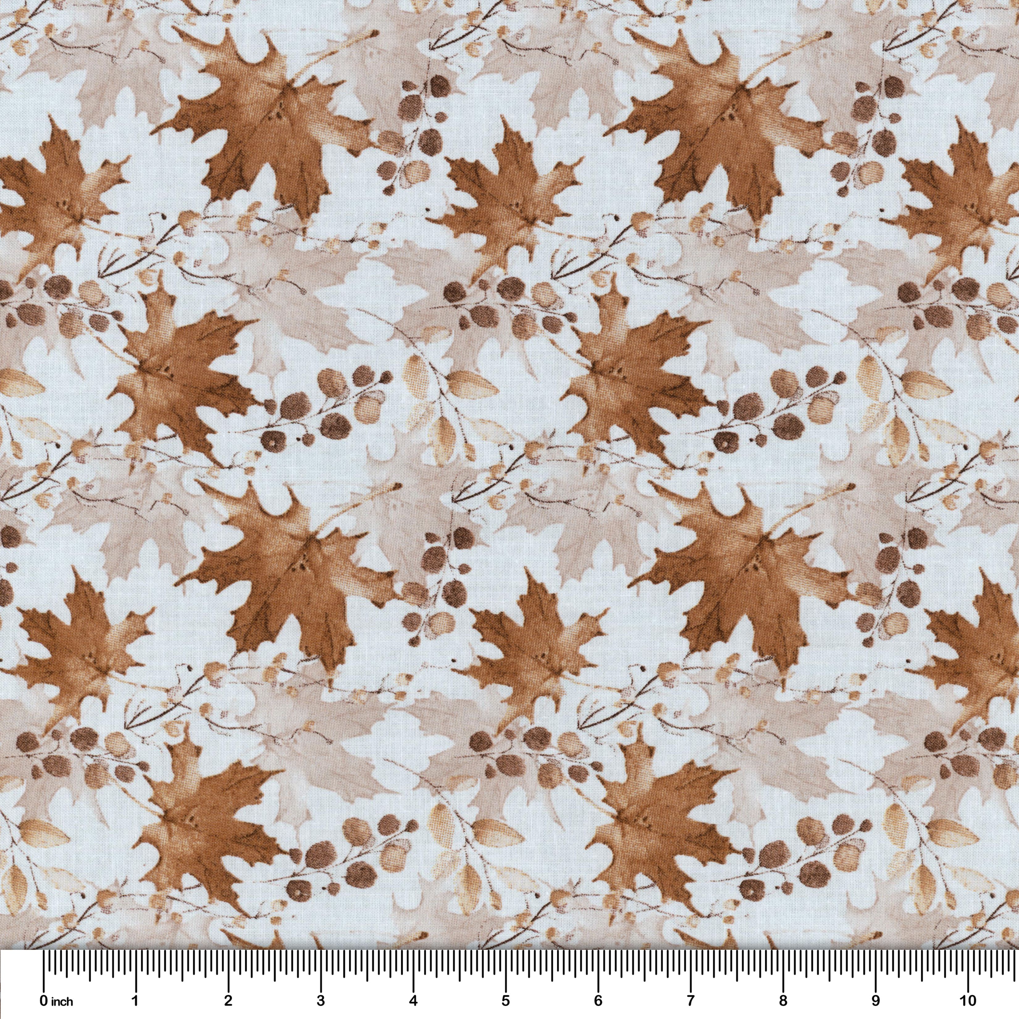 Northcott Fall Maple Leaves Cotton Quilting Fabric