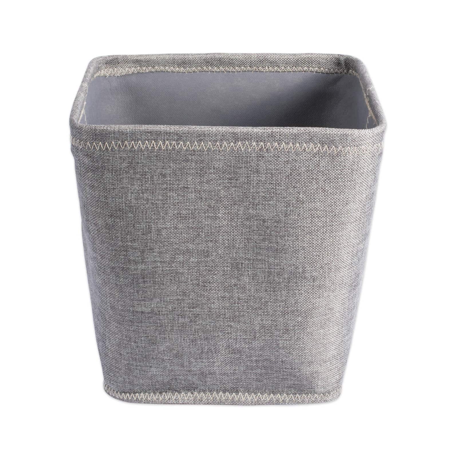 DII® 11" Zig Zag Stitch Trapezoid Fabric Bins, 2ct.
