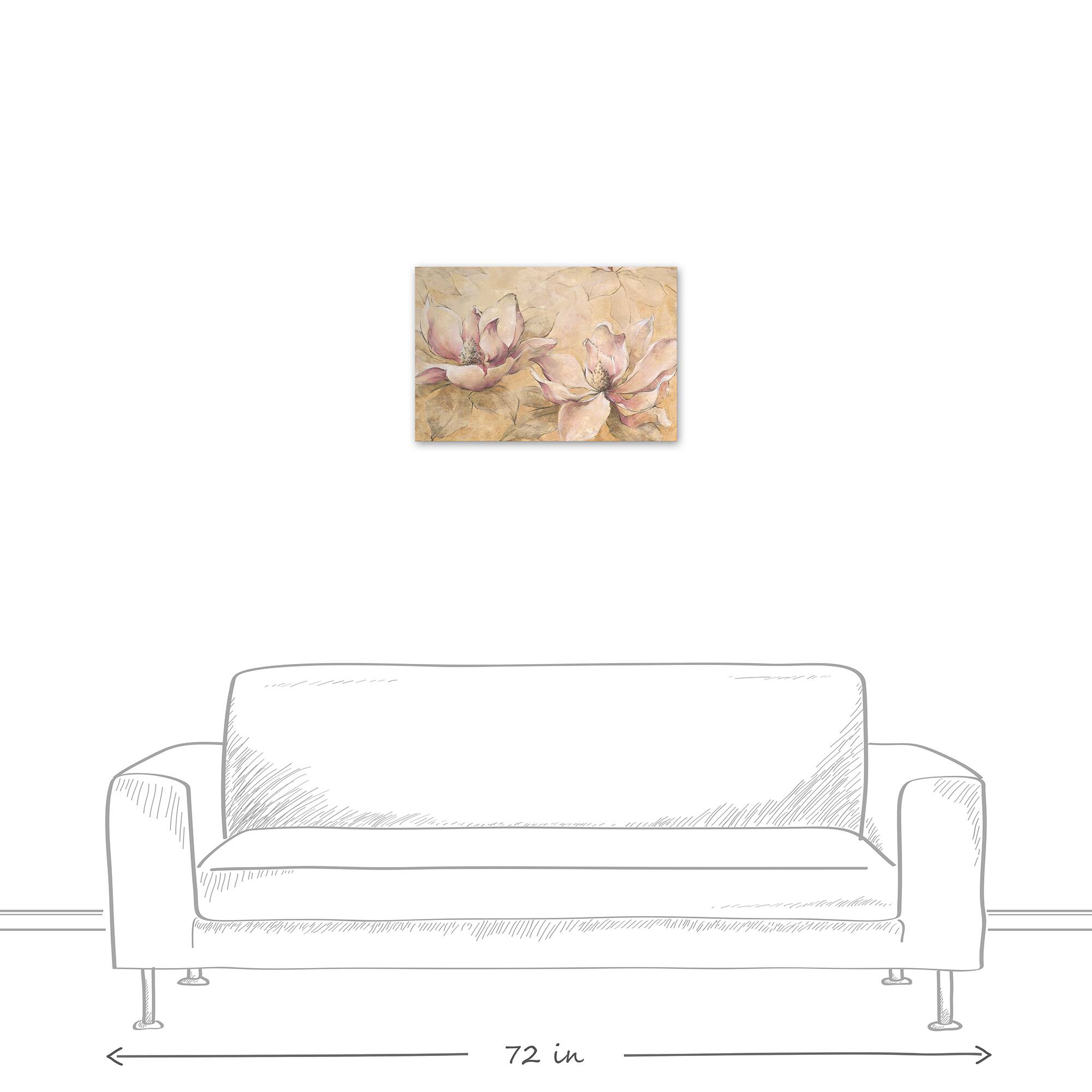 Pink Magnolia 24" x 16" Canvas Wall Art