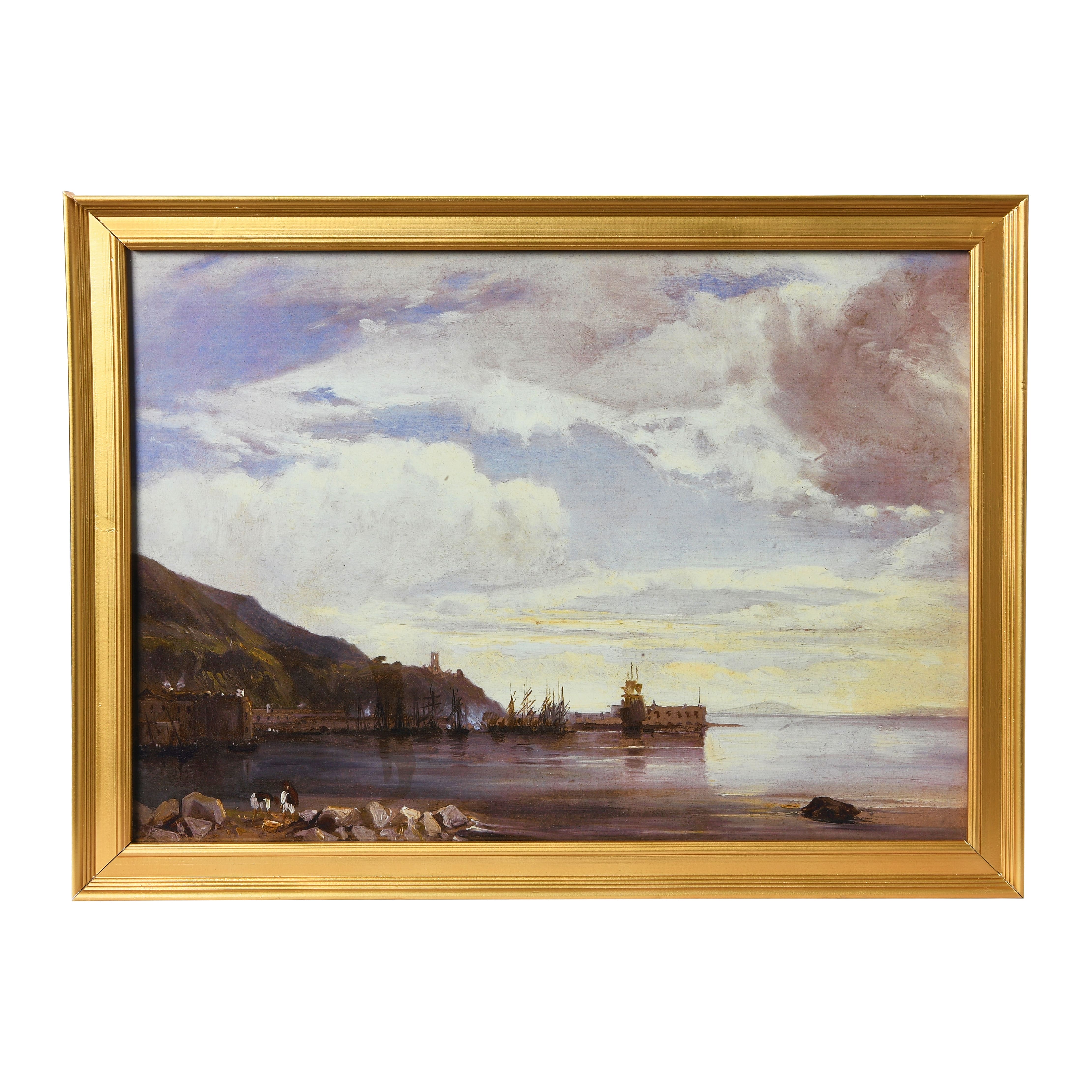 Hello Honey® Framed Watercolor Seascape Print