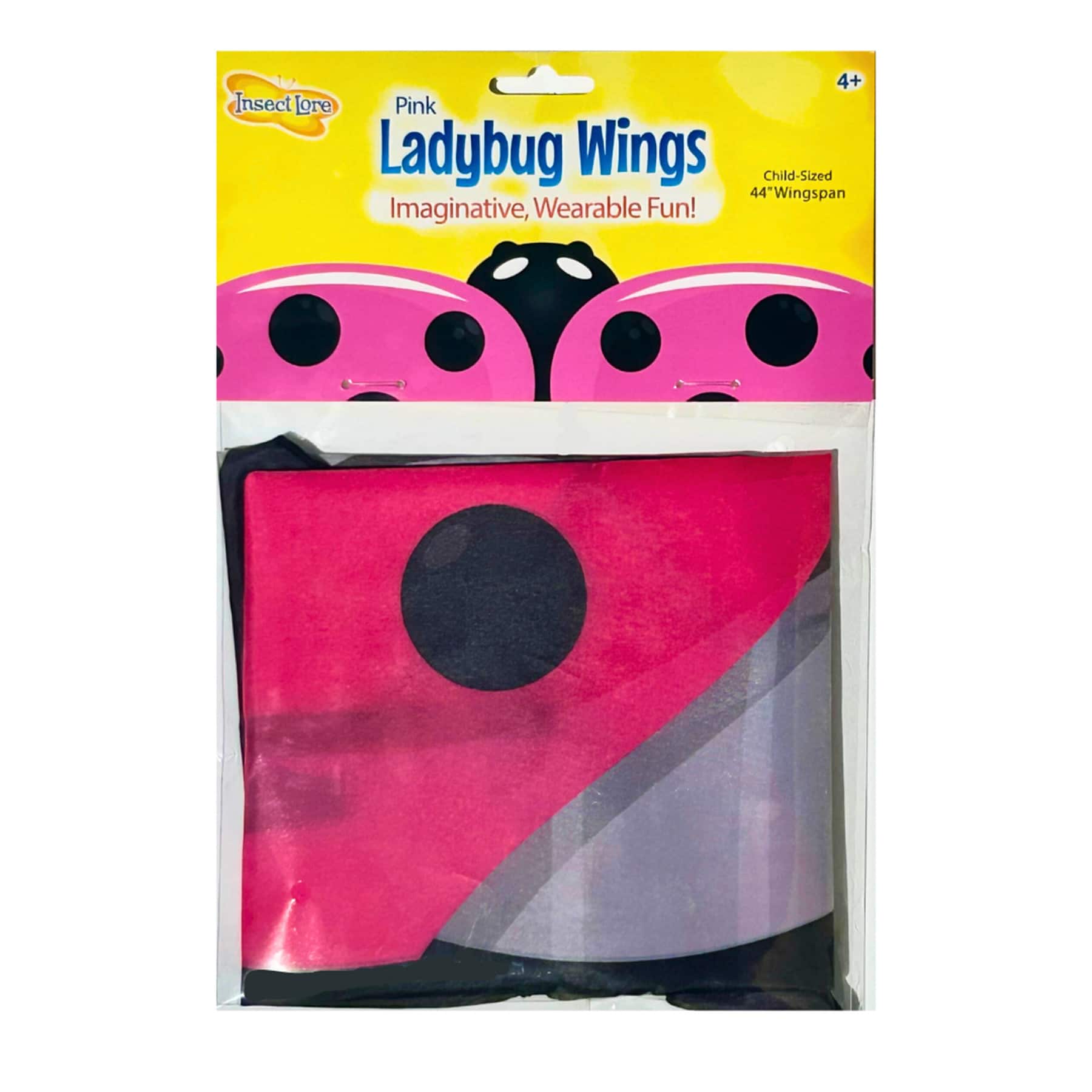 Insect Lore 44" Pink Ladybug Dress-Up Wings