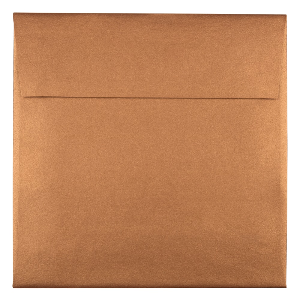 JAM Paper 6.5" x 6.5" Copper Stardream Metallic Invitation Envelopes, 25ct.
