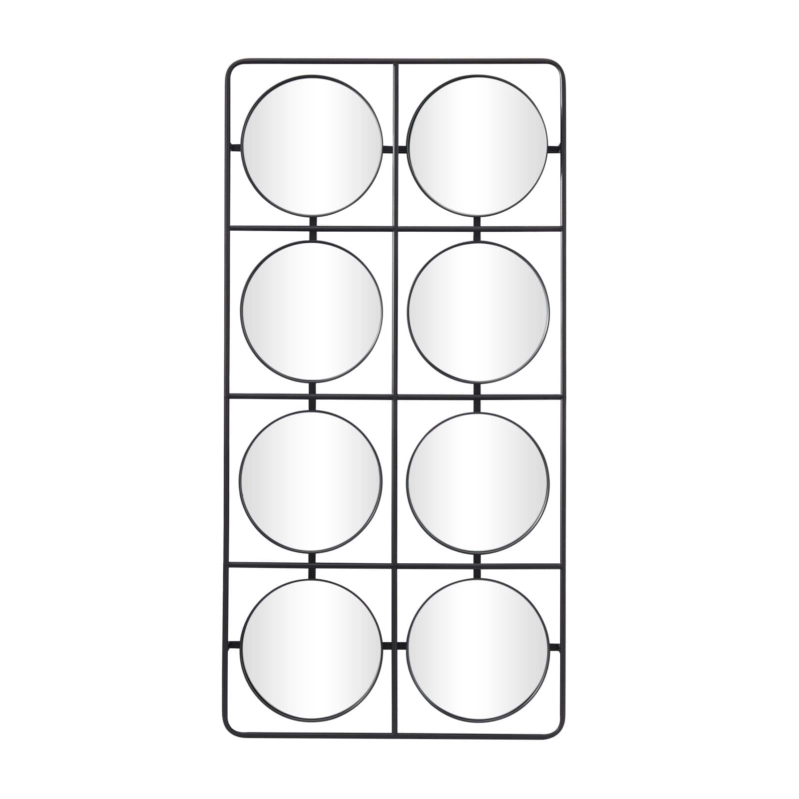 Black Modern Wall Decor, 24" x 3" x 47"