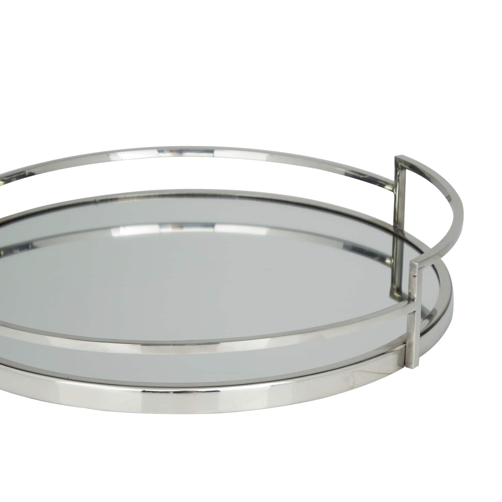 Silver Contemporary Tray, Set of 2" 19", 14"