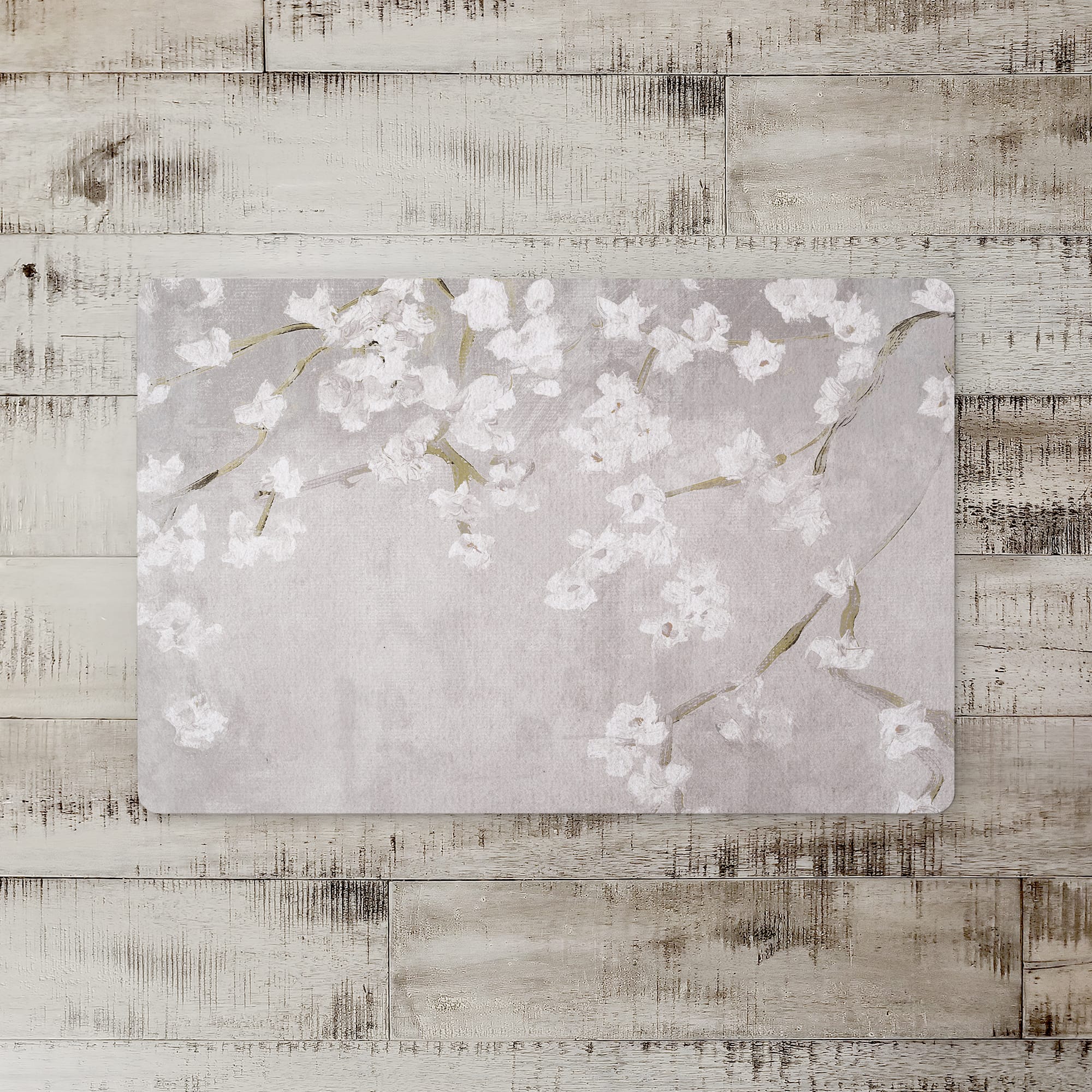 18" x 27" Transitional Floral Branches Floor Mat