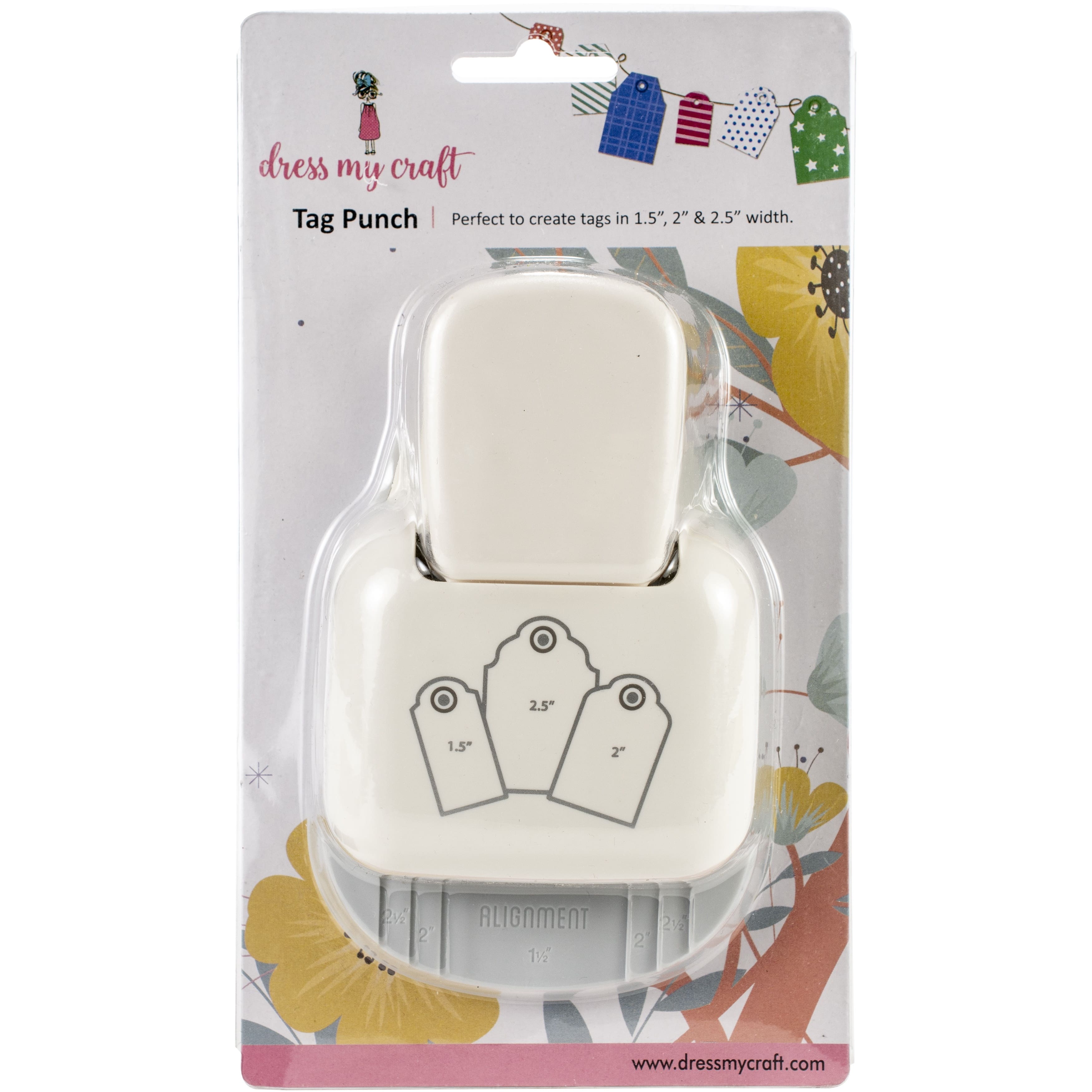 Dress My Craft® Rounded Tag Punch