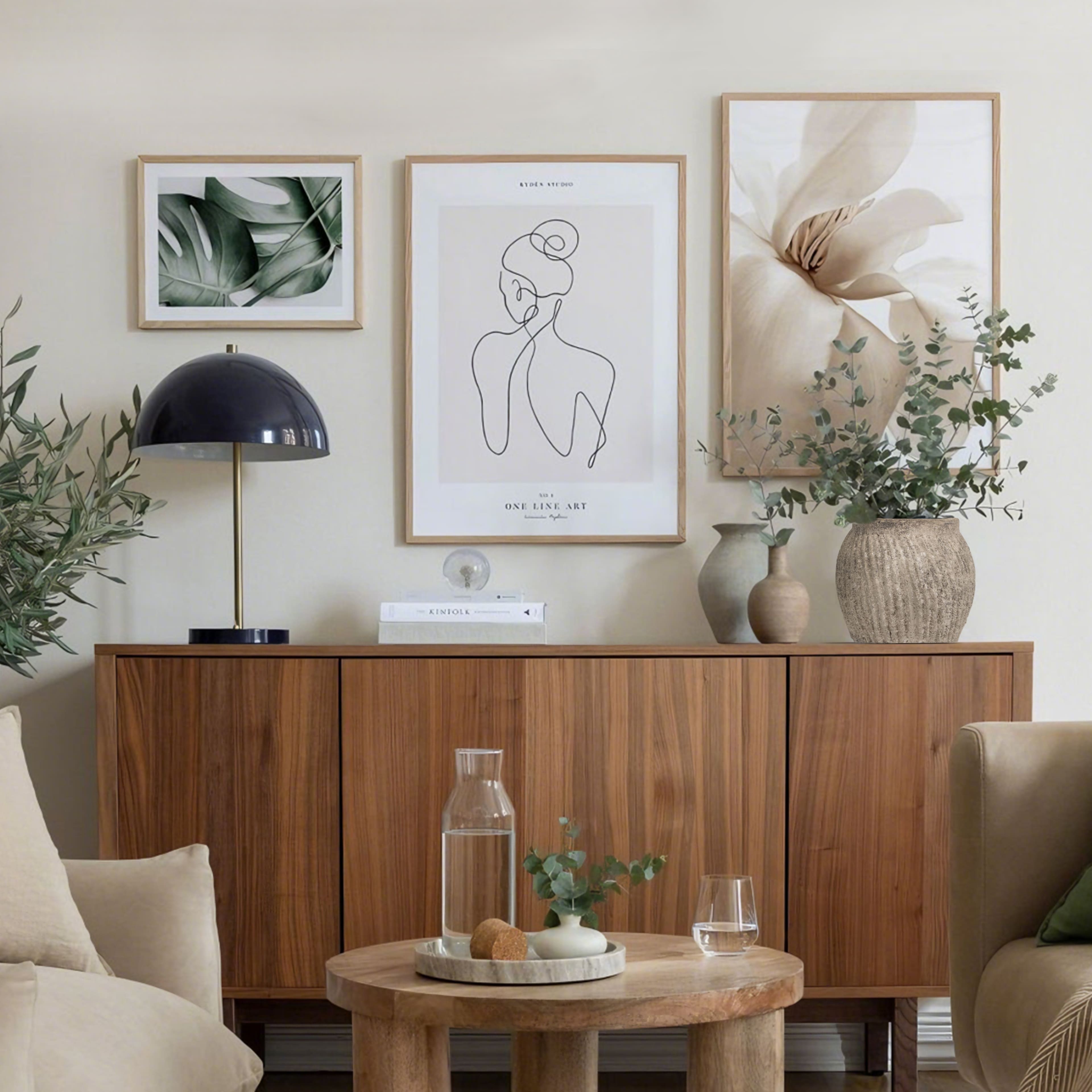 Pot en céramique texturée grise de 19,4 cm d’Ashland