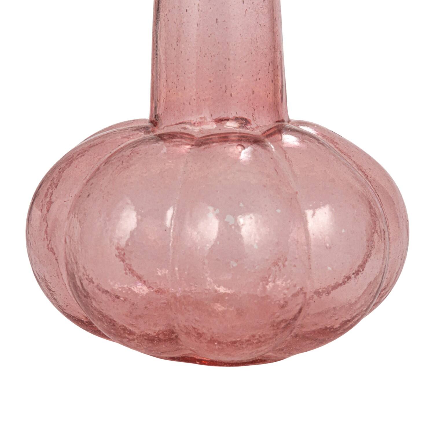 Hello Honey® Embossed Reclaimed Glass Vase Set