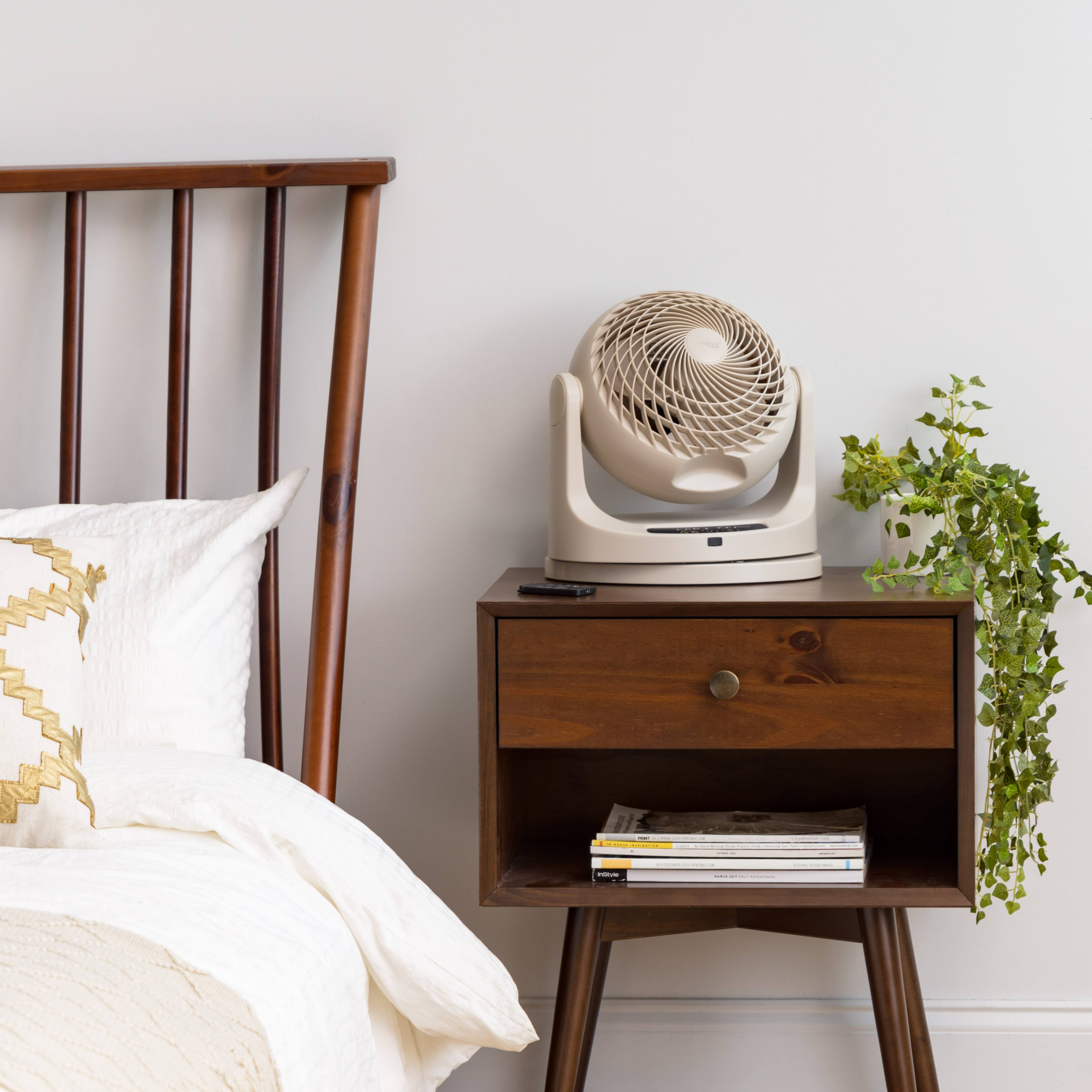 Iris® 12.25" Latte Fan with Remote