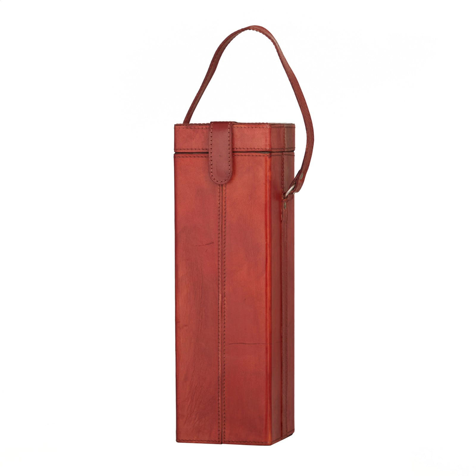 Red Modern Wine Holder, 5" x 5" x 15"
