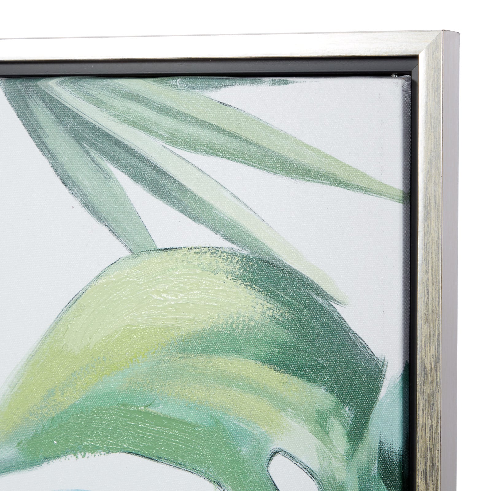 CosmoLiving by Cosmopolitan Set of 2 Green Canvas Wall Art 24", 32"