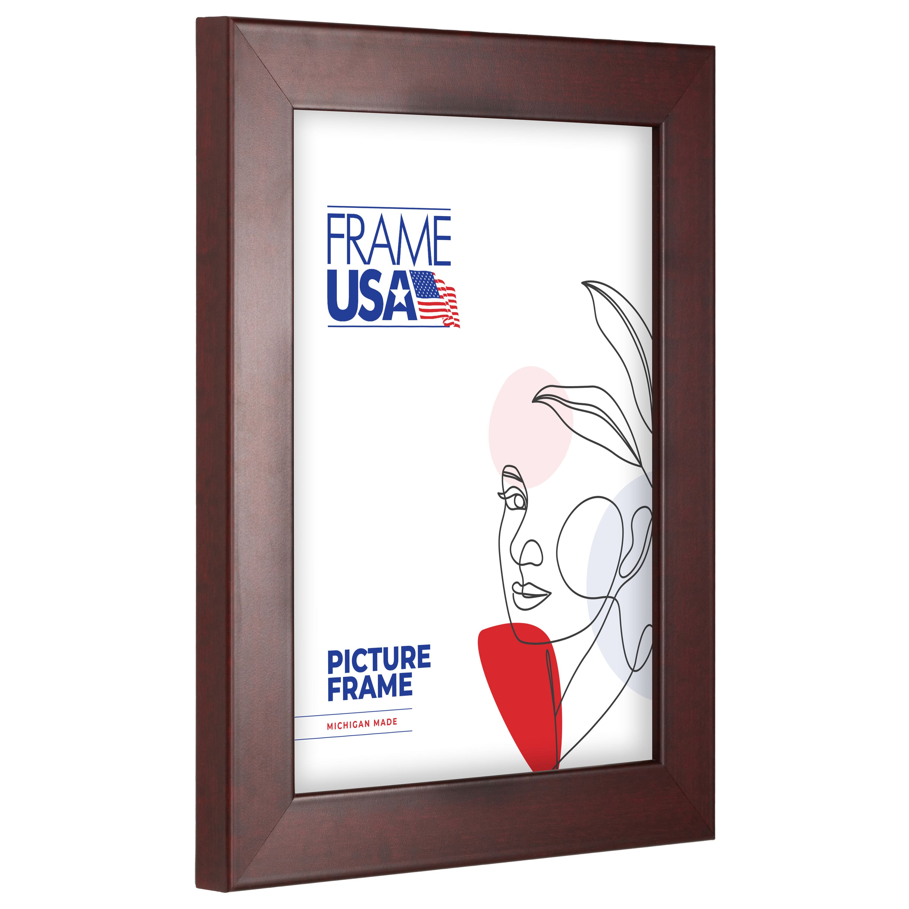 Frame USA Corporate Red Mahogany Single Image Picture Frame