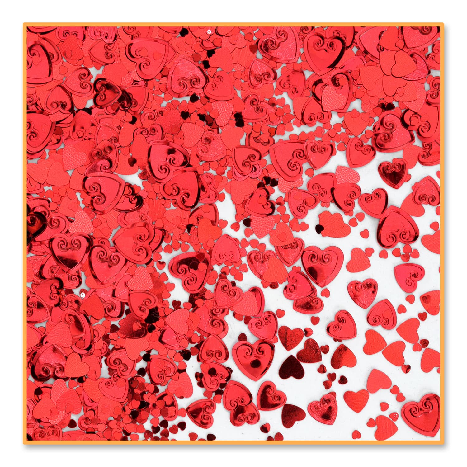 Beistle 1.5oz. Red Hearts Confetti, 3ct.