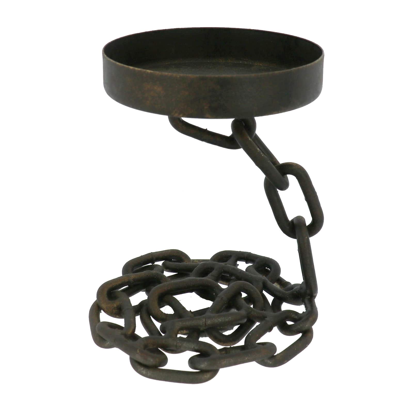Iron Chain Pillar Candle Holder by Ashland